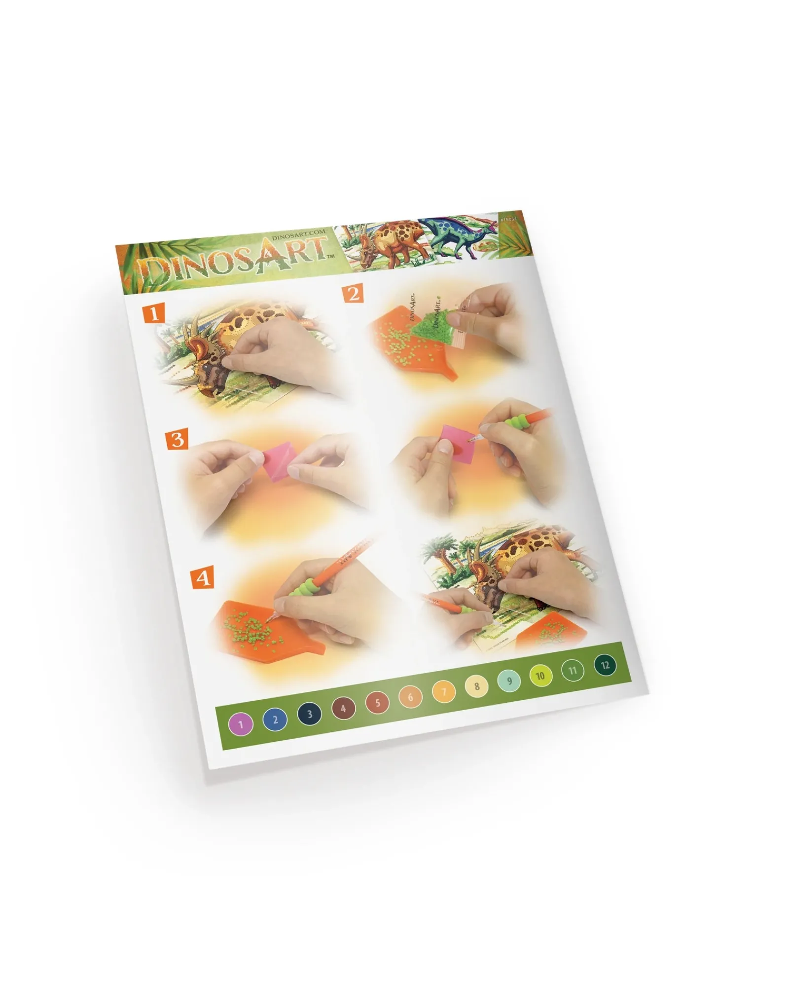 DinosArt Dazzle By Number Best Sale