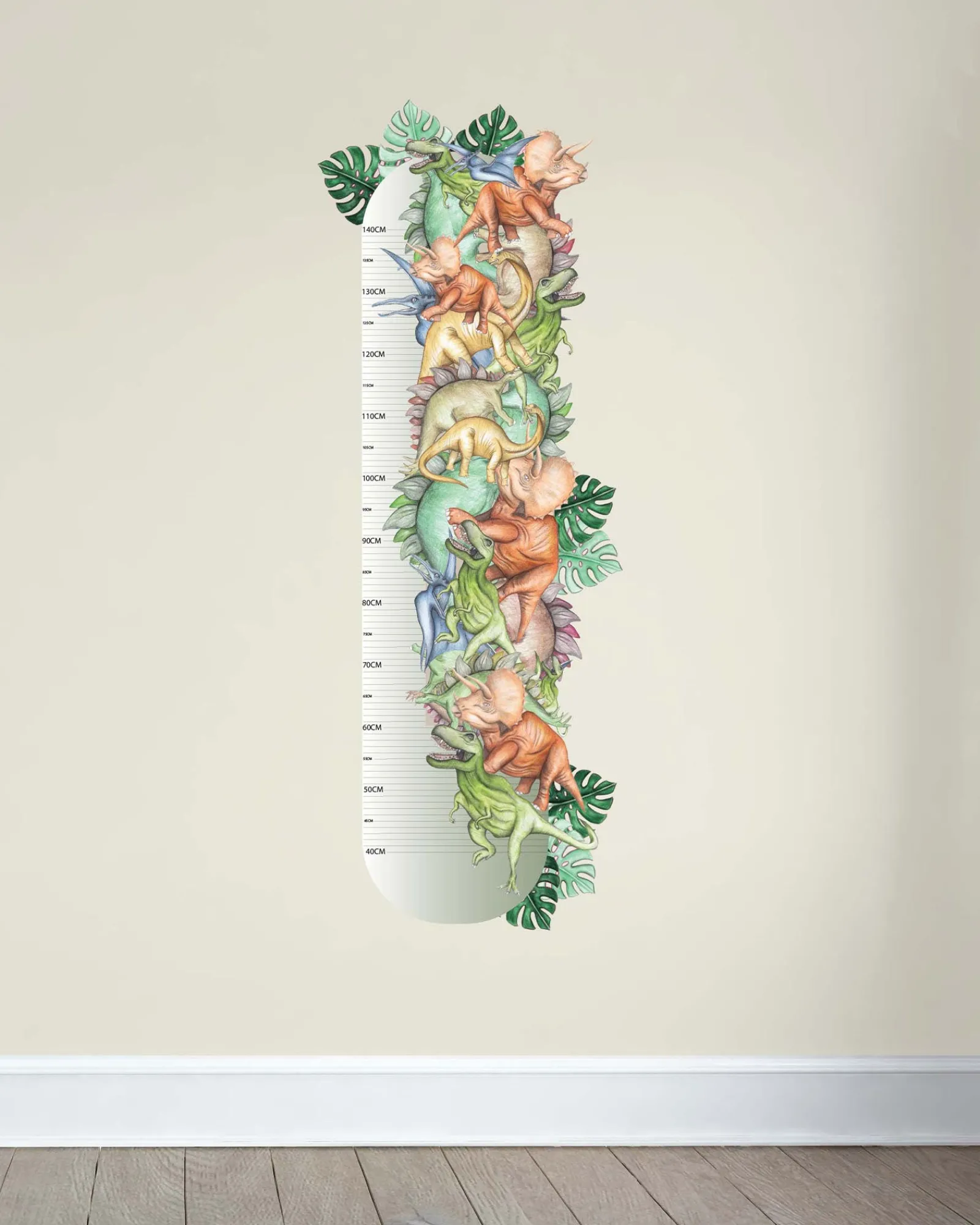 Polka Prints Dinosaur Height Chart Clearance
