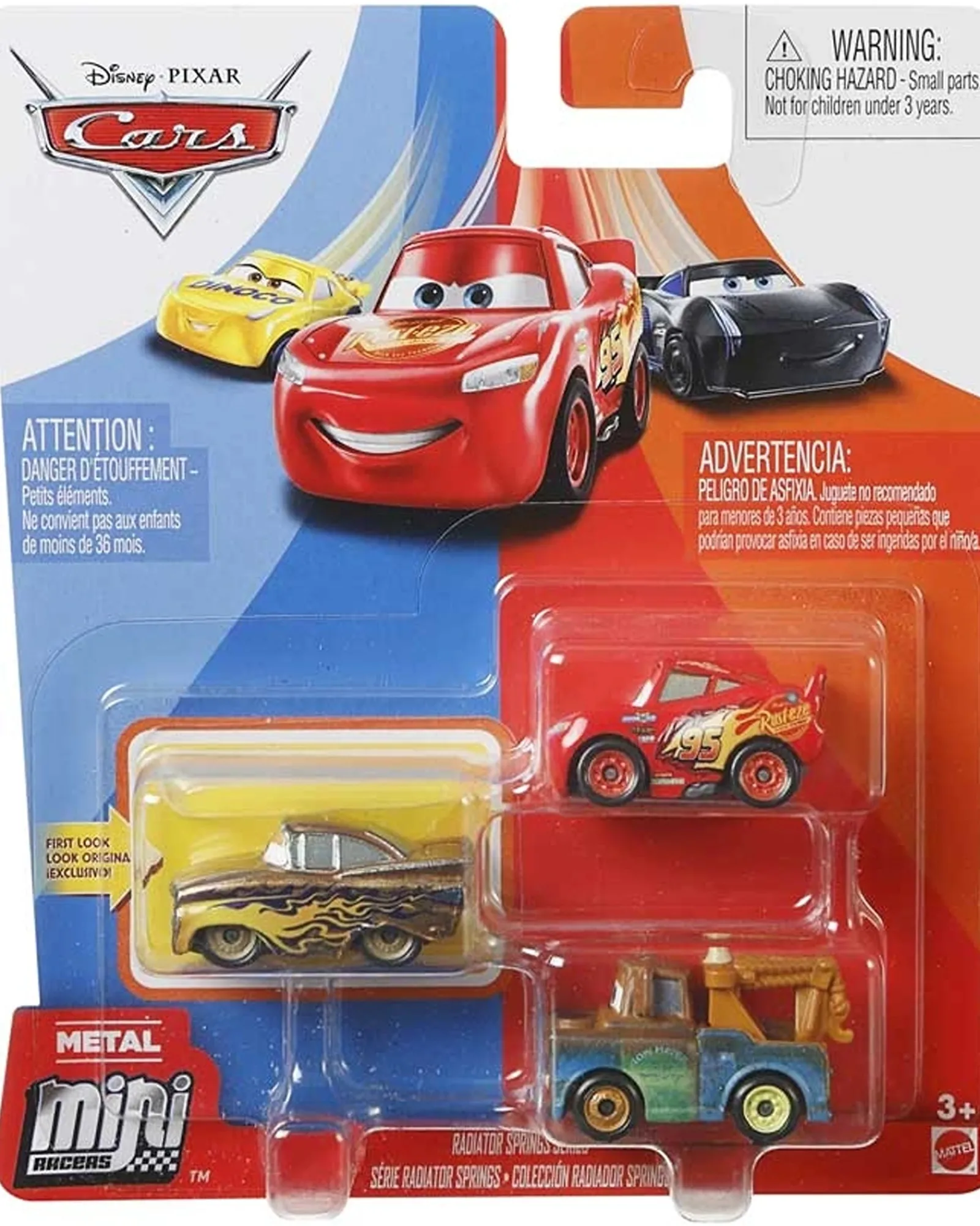 Disney Pixar Cars Mini Racers 3 Pack Assortment Discount