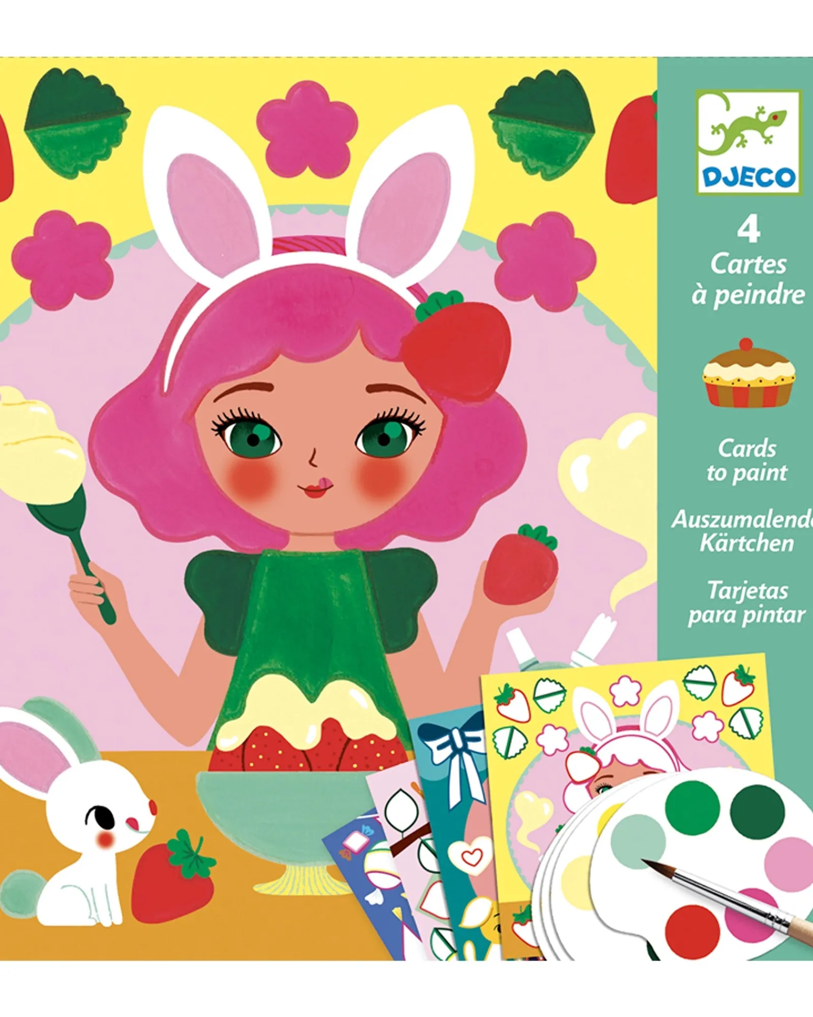 Djeco Cars Paint Snack Time Hot