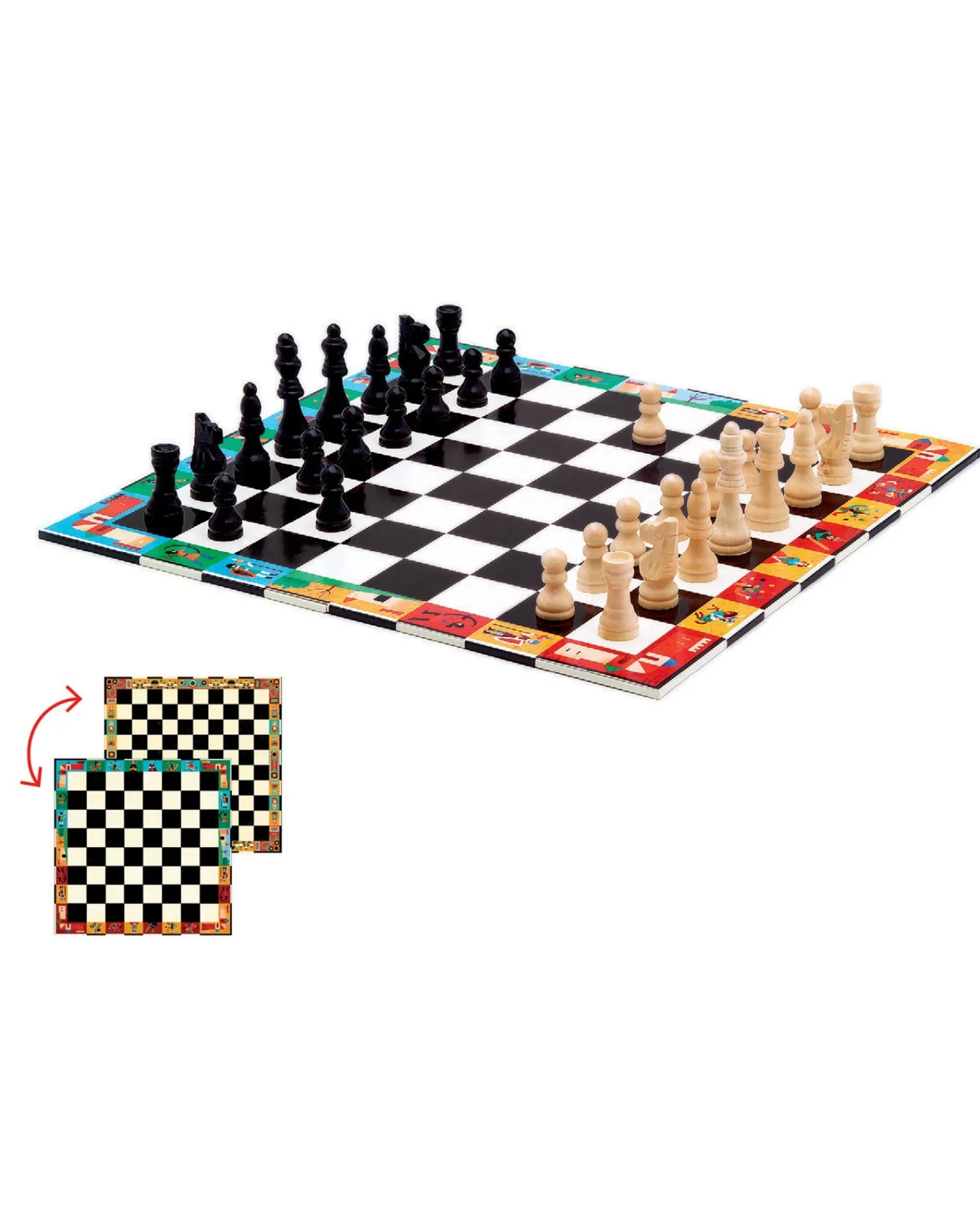 Djeco Chess Checkers Game Shop