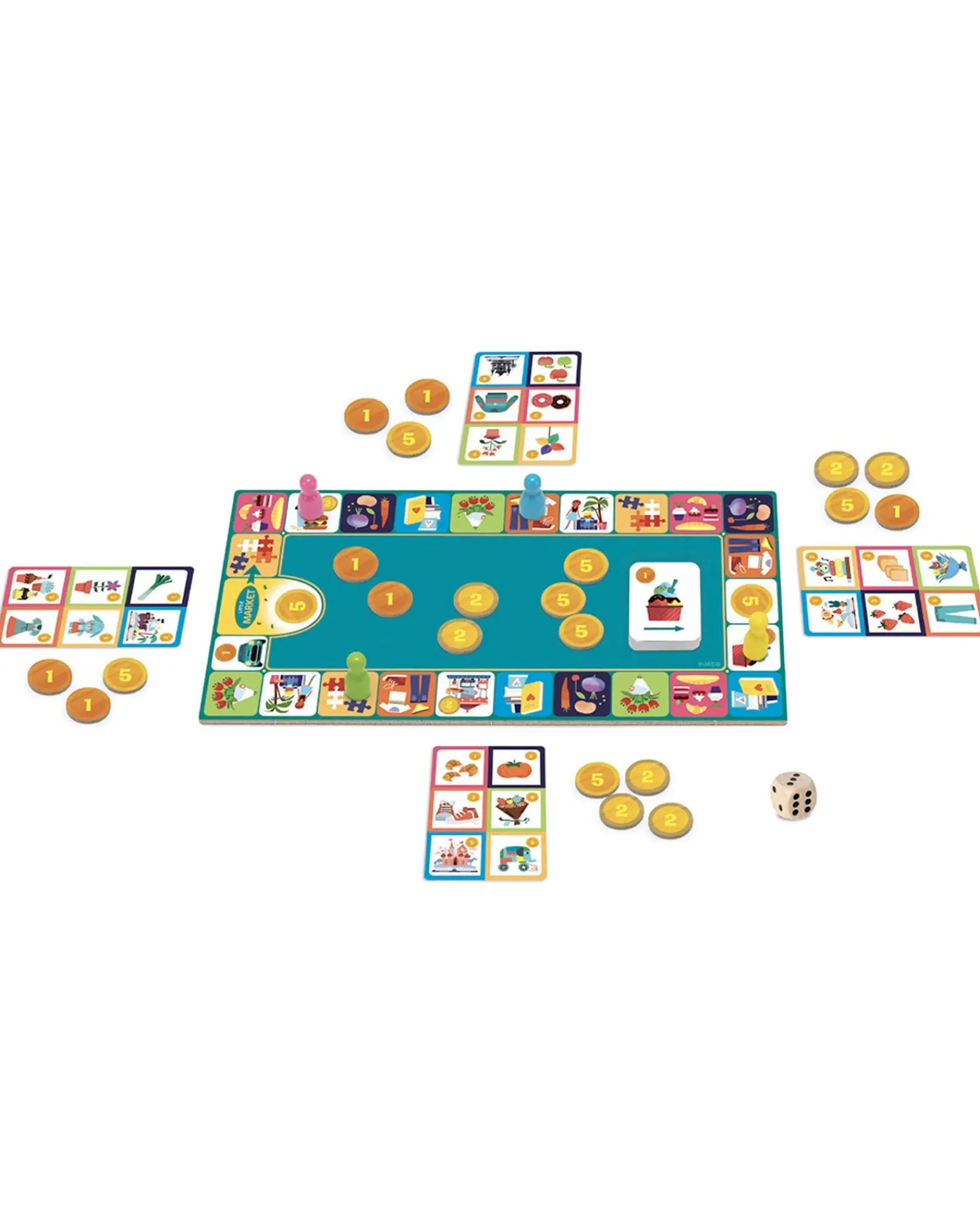 Djeco Cool School Little Market Game Best
