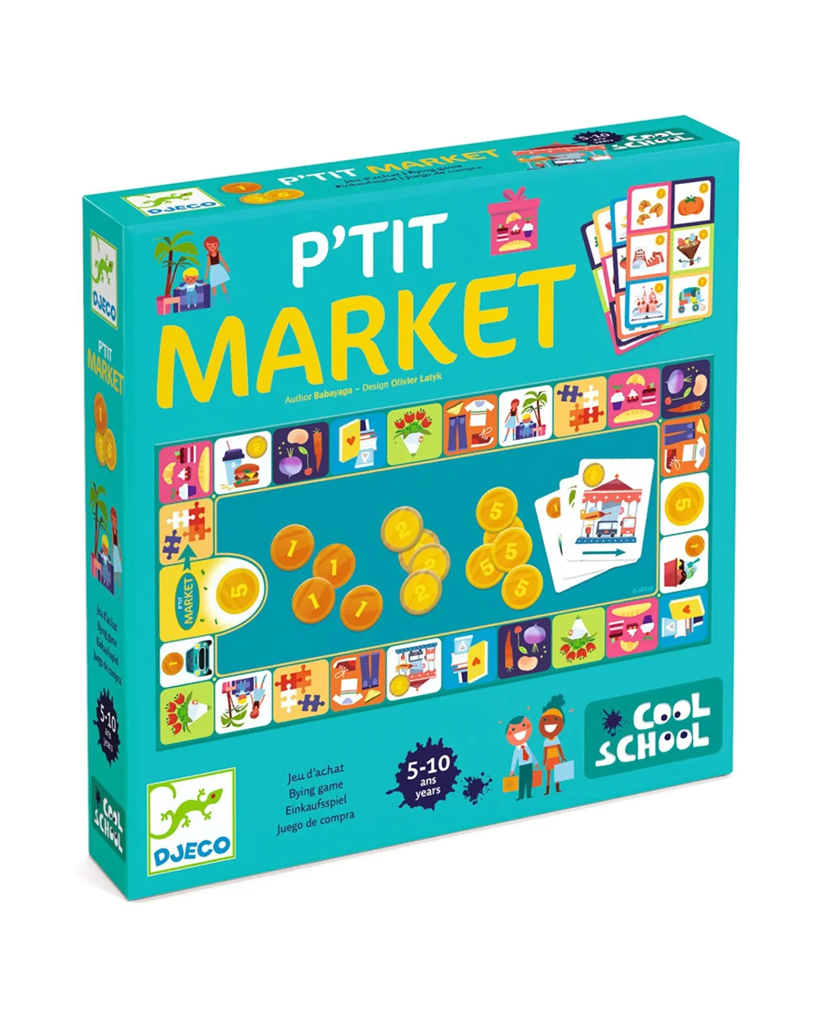 Djeco Cool School Little Market Game Best