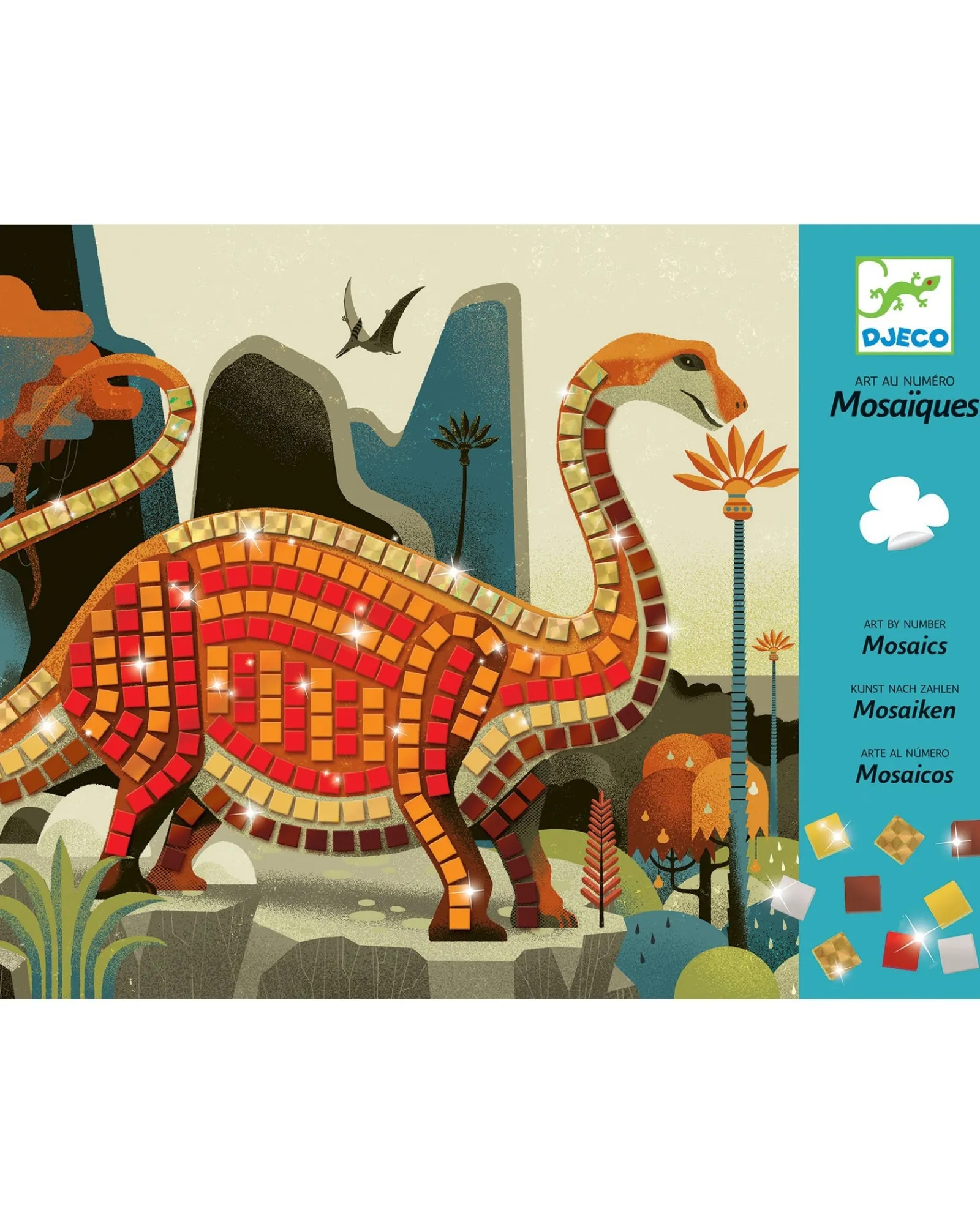 Djeco Dinosaurs Mosaics Flash Sale