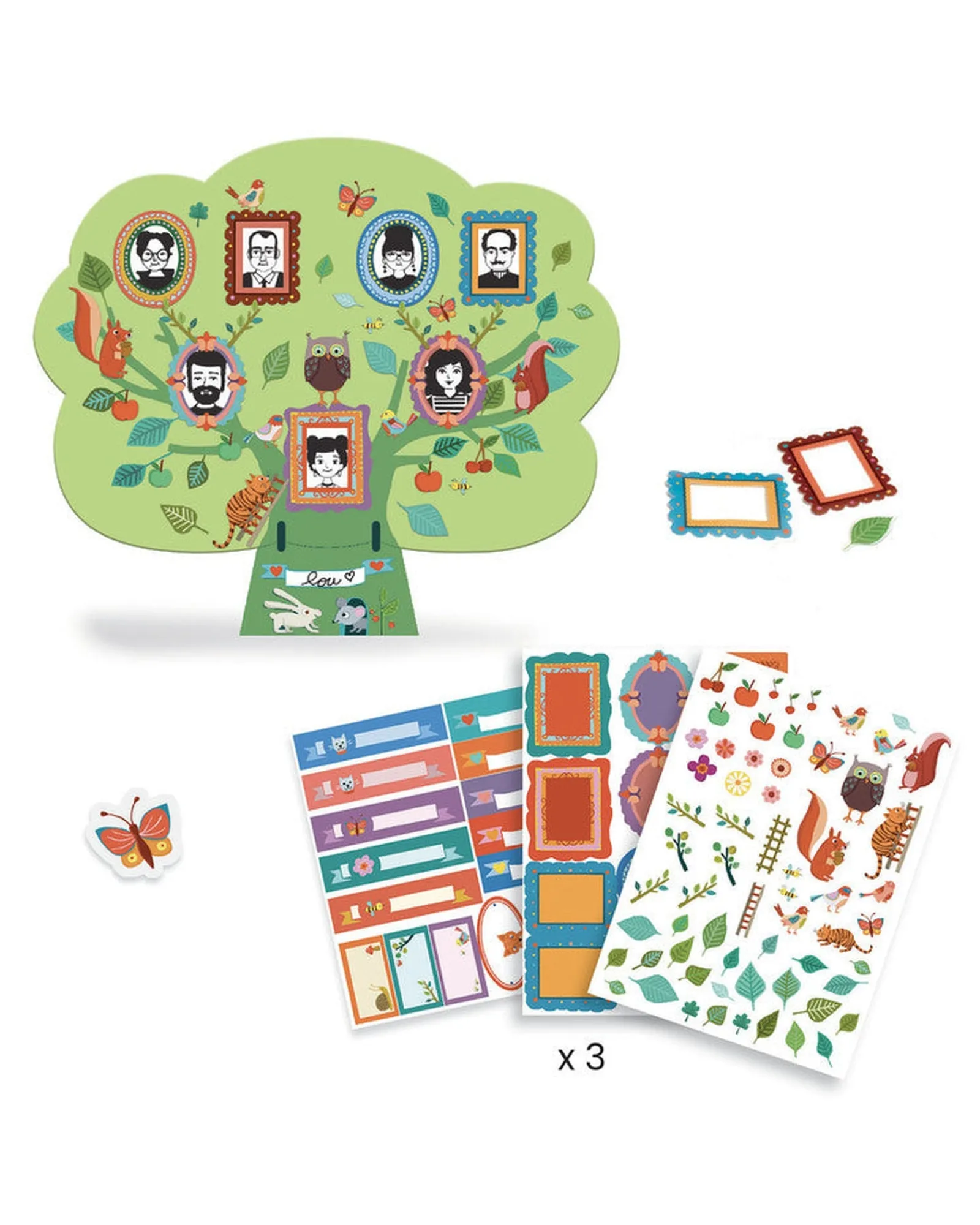 Djeco Do It Yourself Family Tree New