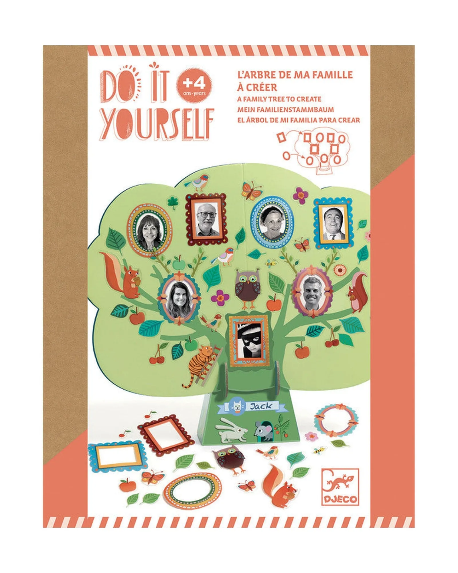 Djeco Do It Yourself Family Tree New