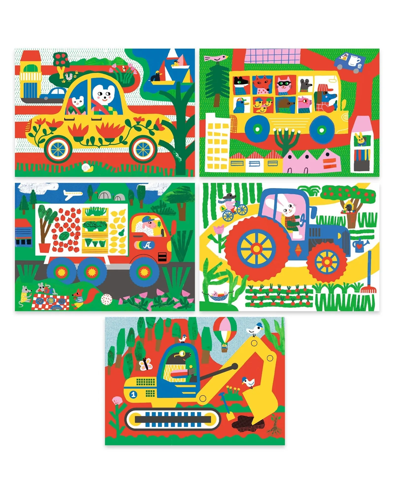 Djeco Scratch Card Learning Vehicle Discount