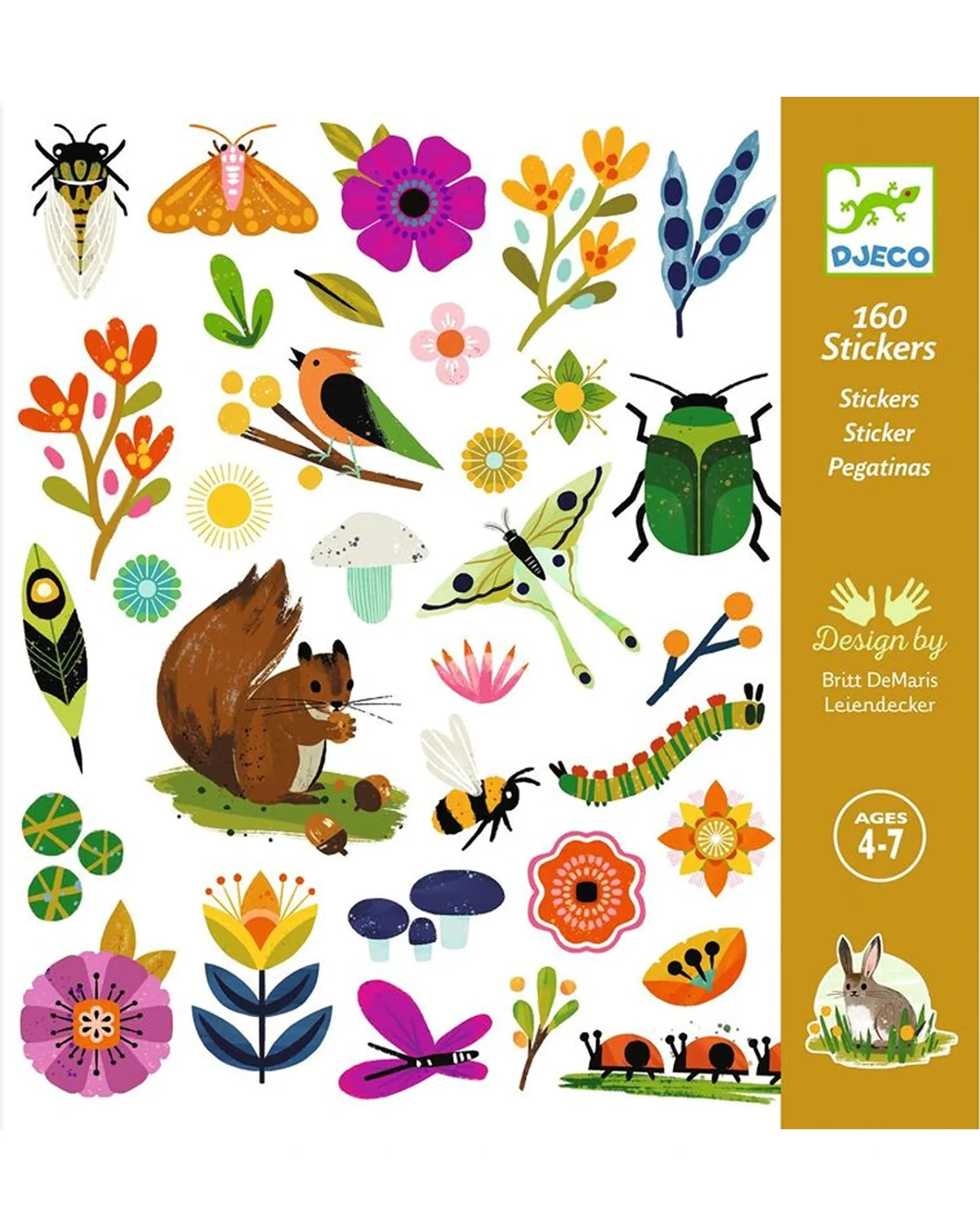 Djeco Stickers Garden 160 Outlet