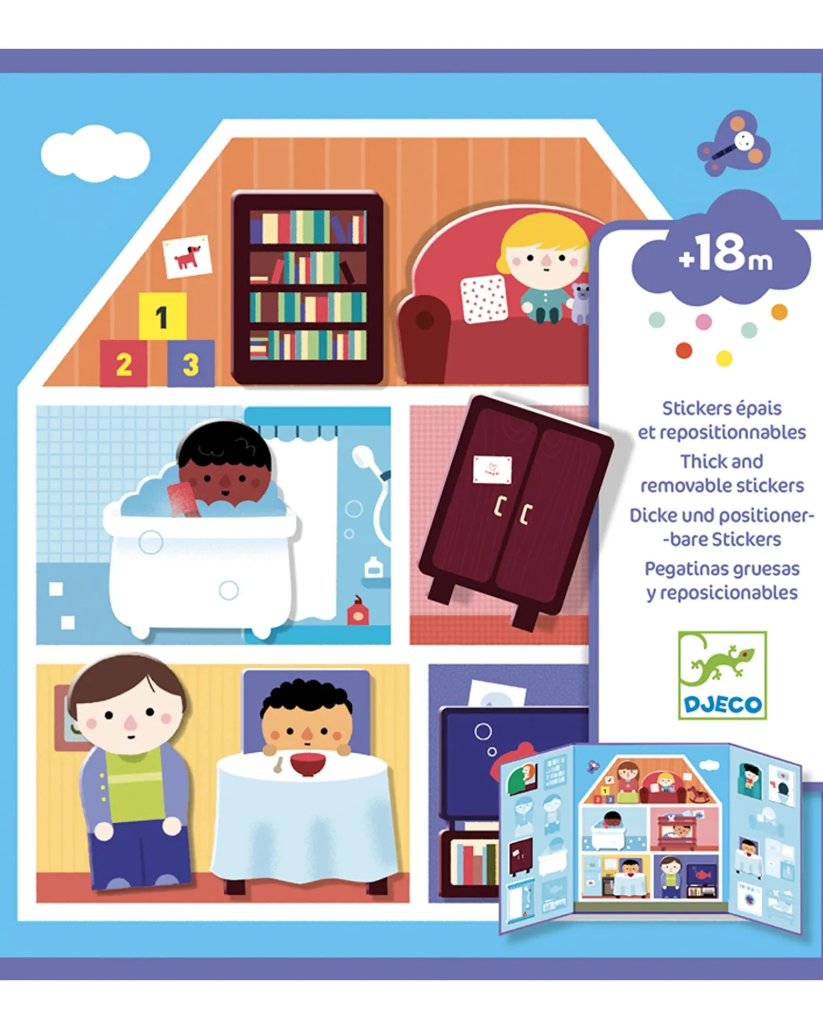 Djeco Stickers Set House Discount