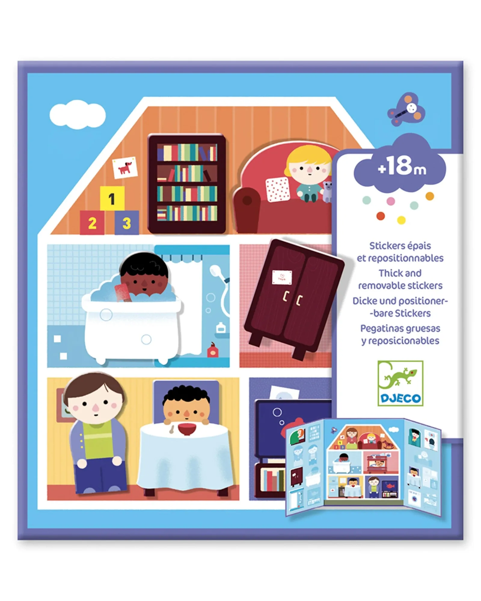 Djeco Stickers Set House Discount