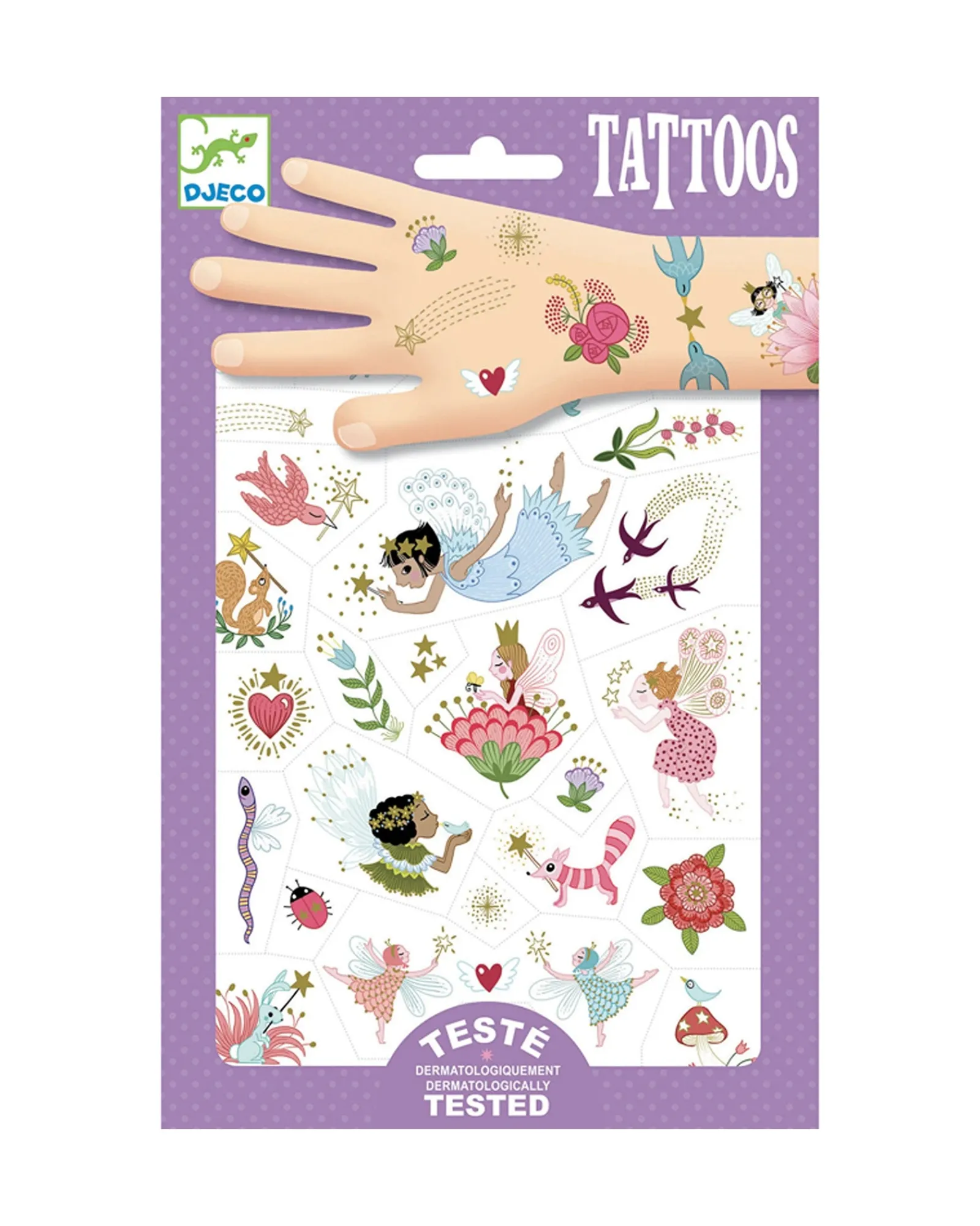 Djeco Tattoos Fairy Friends Flash Sale