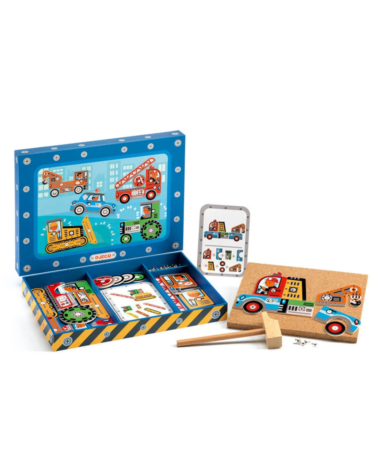 Djeco Vehicles Tap Tap Play Set Clearance