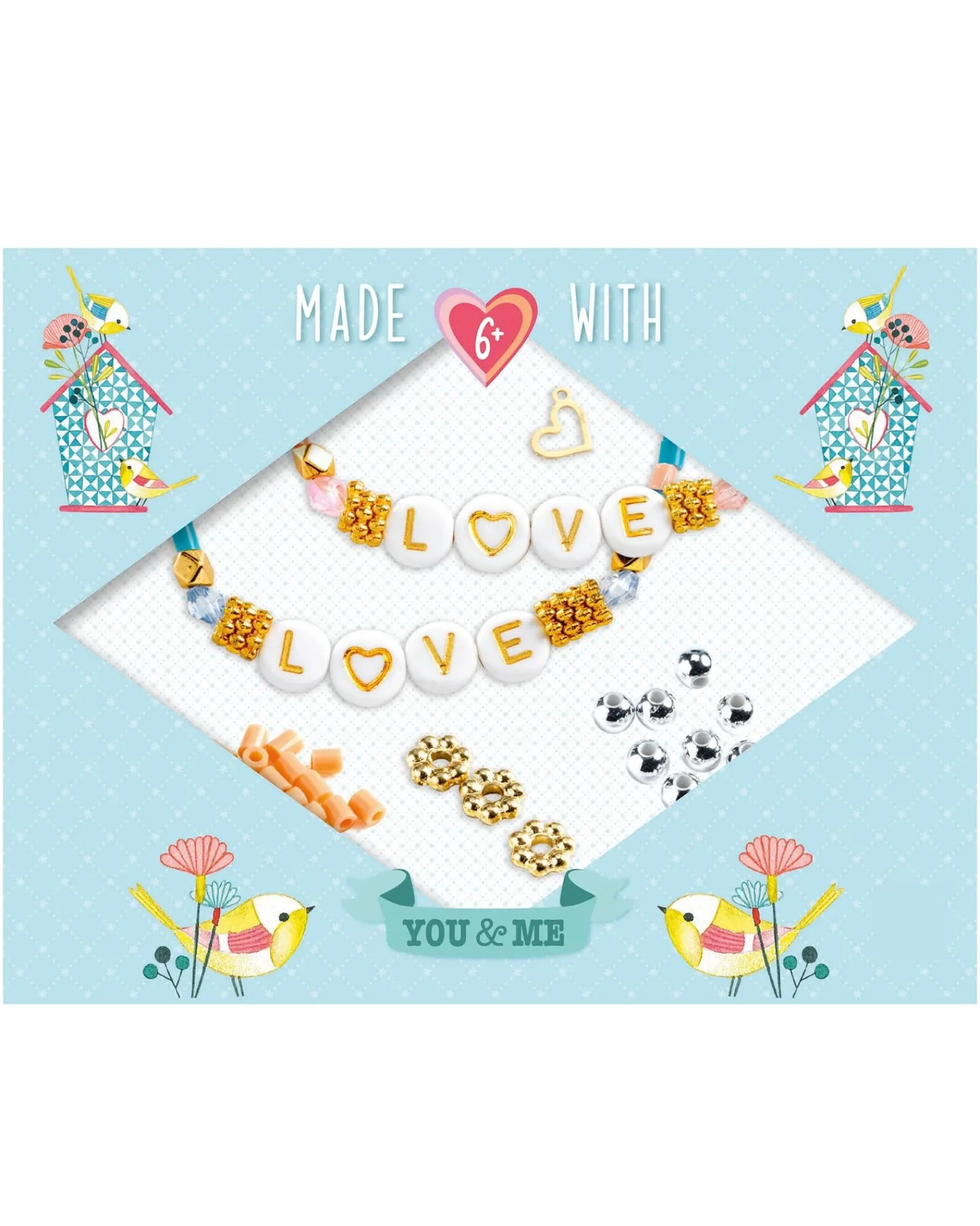 Djeco You And Me Beads Letter Threading Cheap