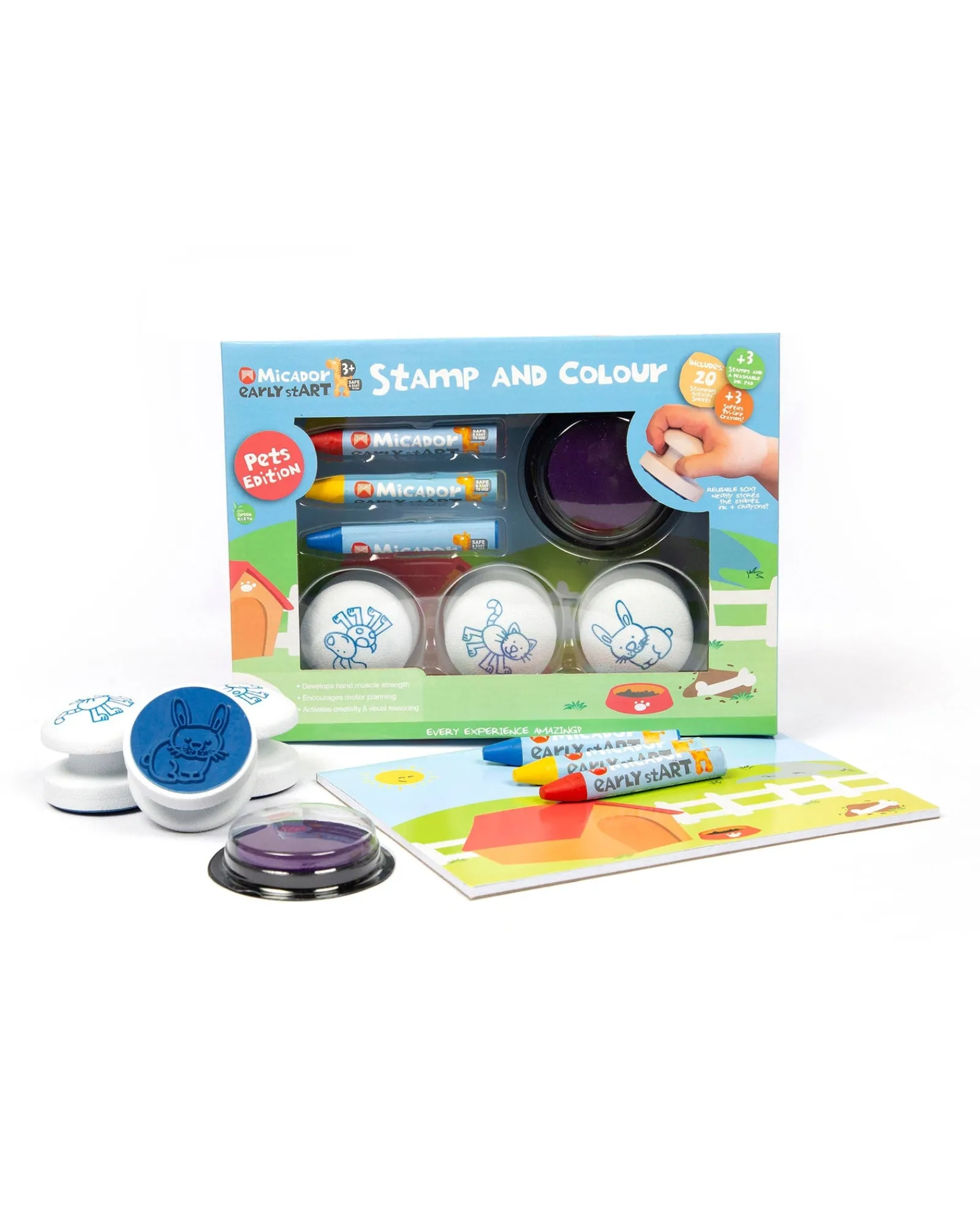early stART Stamp Colour Mini Pets New