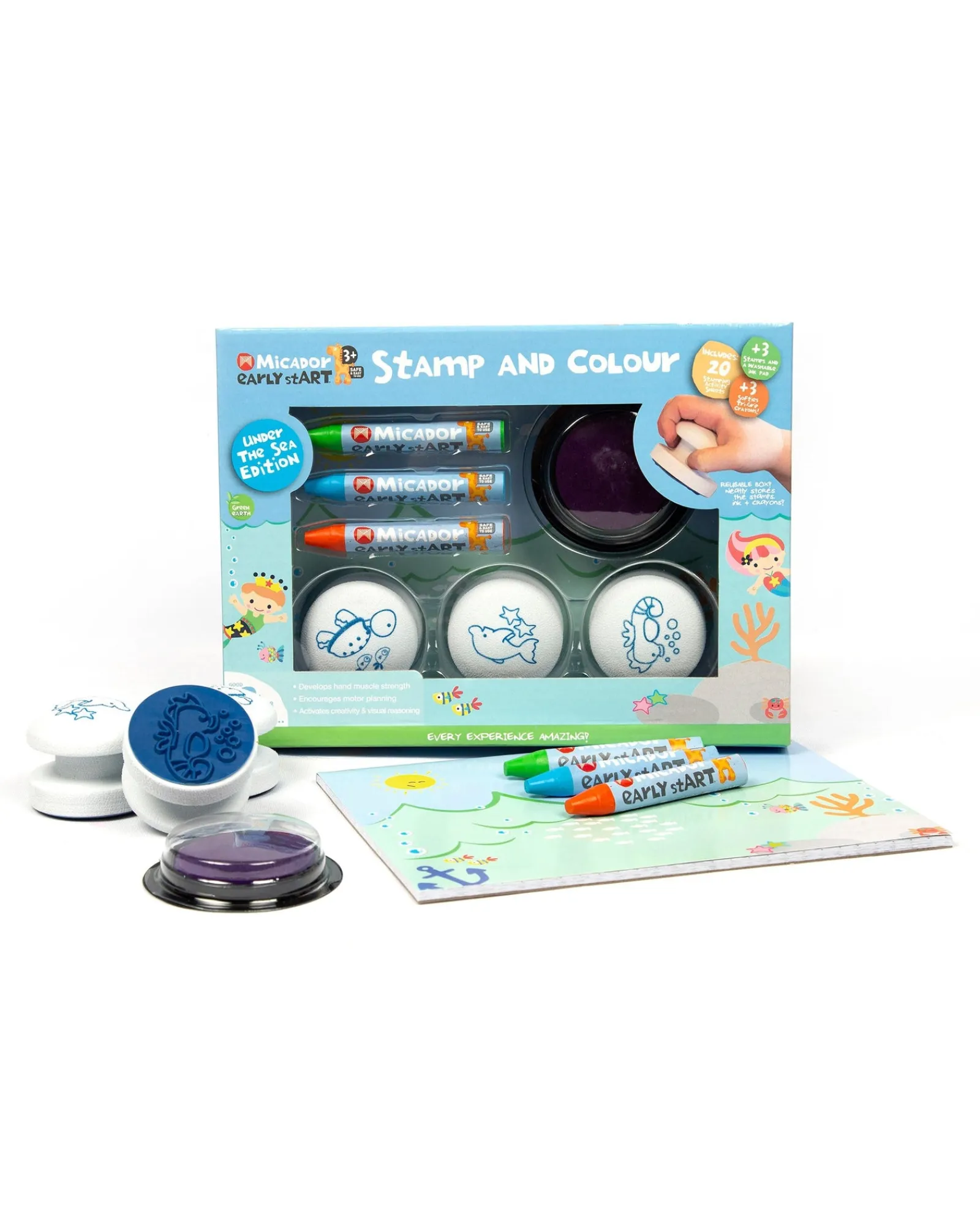 early stART Stamp Colour Mini Sea Sale