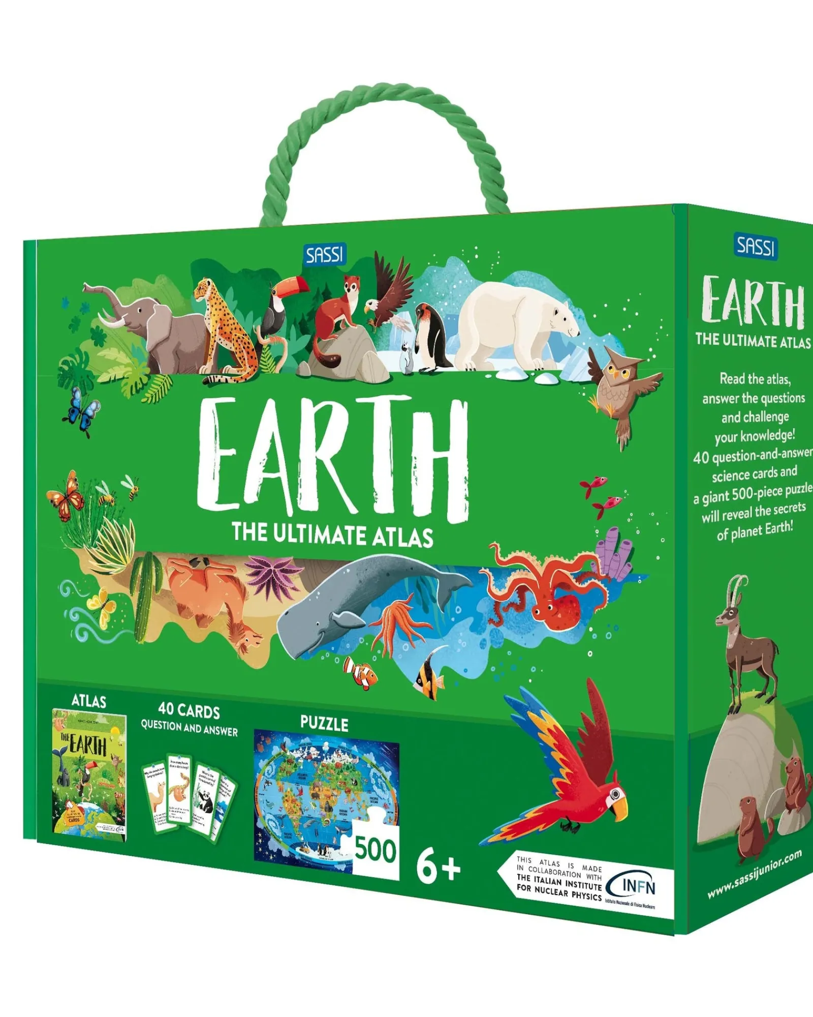 Sassi Earth Ultimate Atlas Puzzle Book And Game Set Cheap