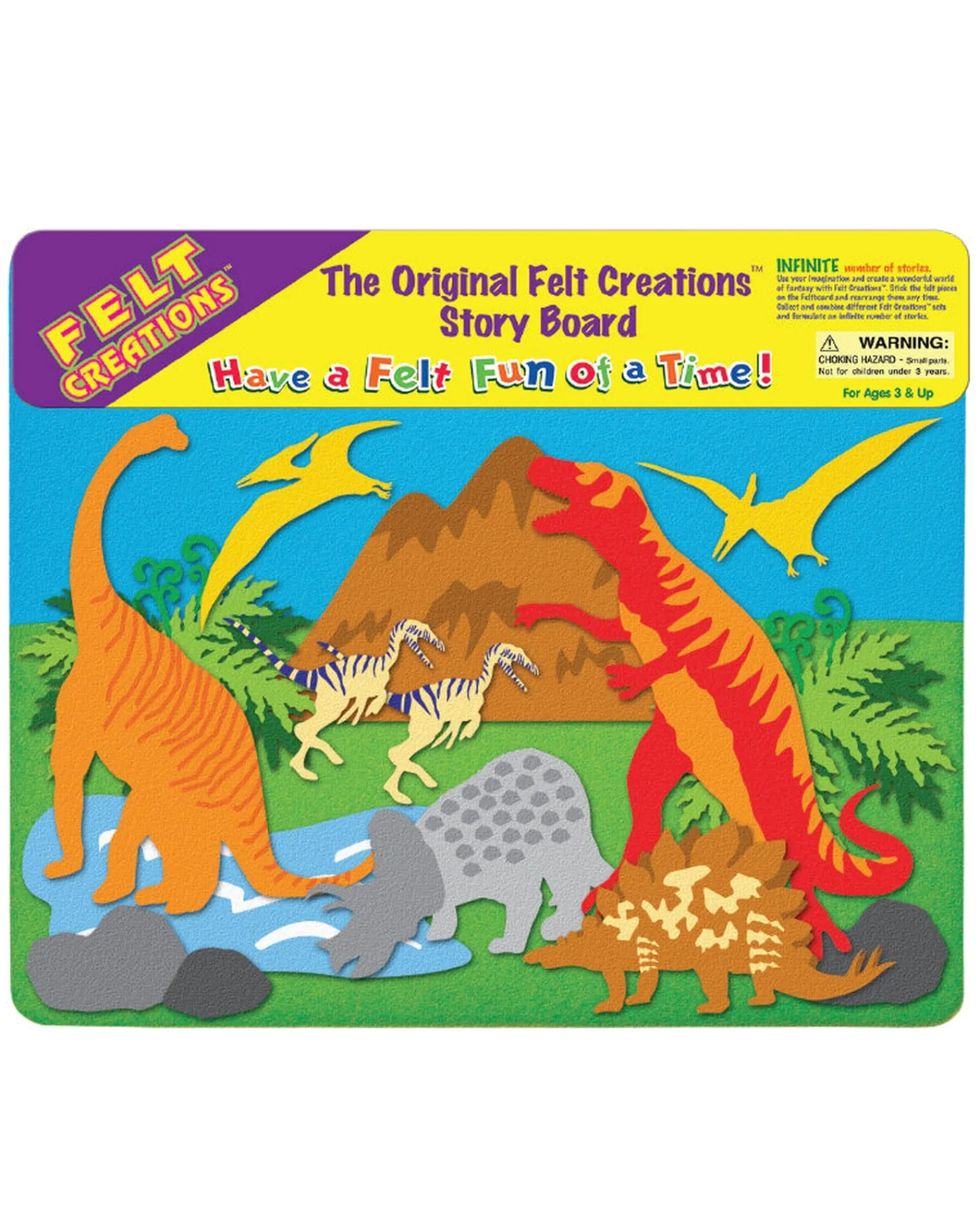 Felt Creations Prehistoric Dinosaurs Best Sale