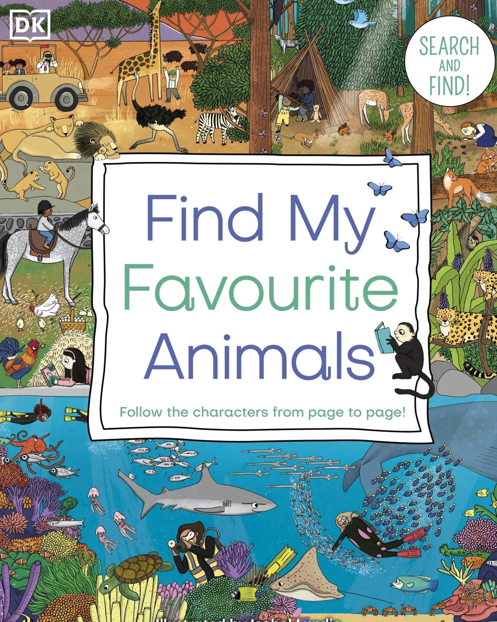 Penguin Find My Favourite Animals Board Book Fashion