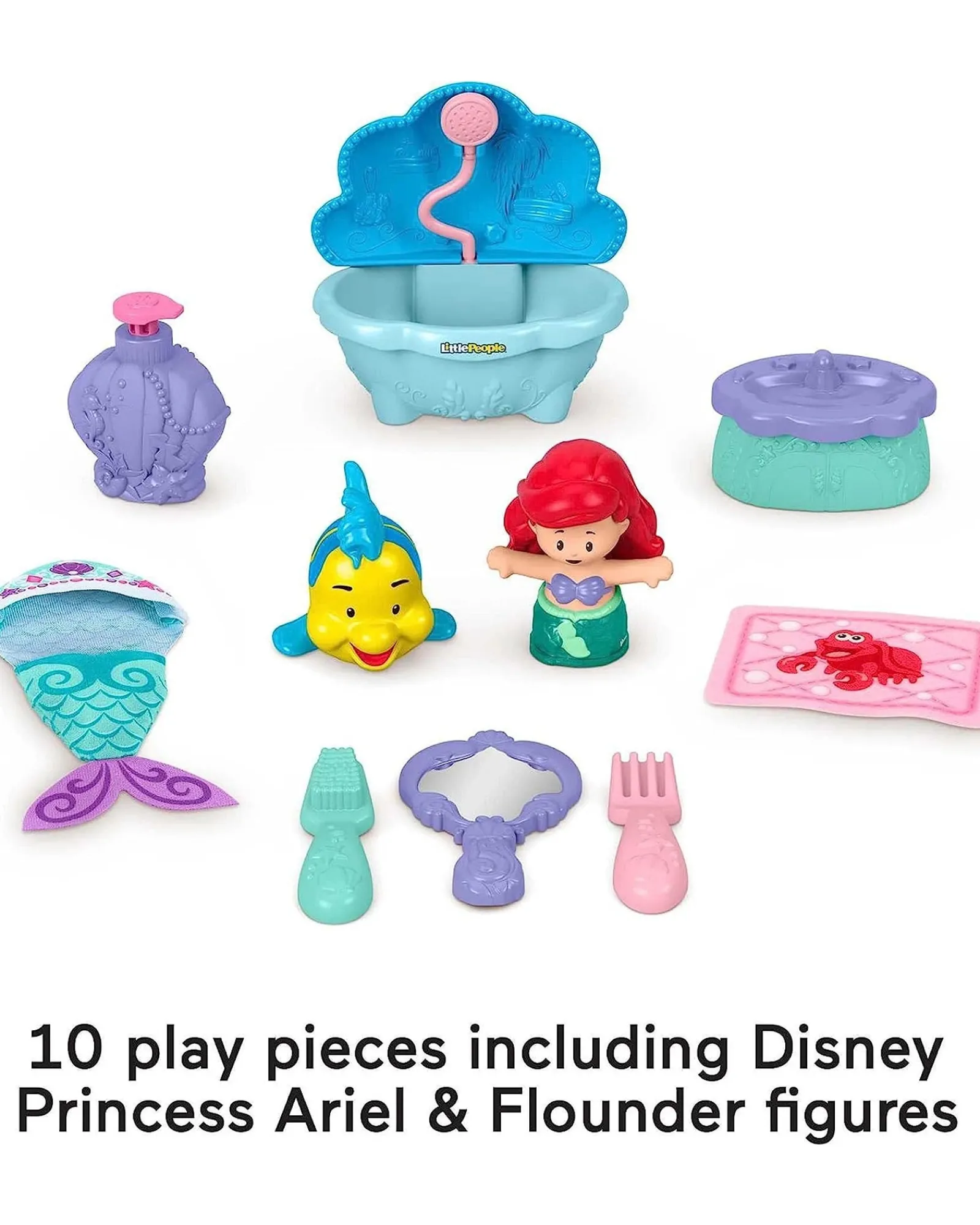 Fisher Price Disney Princess Bathtime With Ariel By Little People Cheap