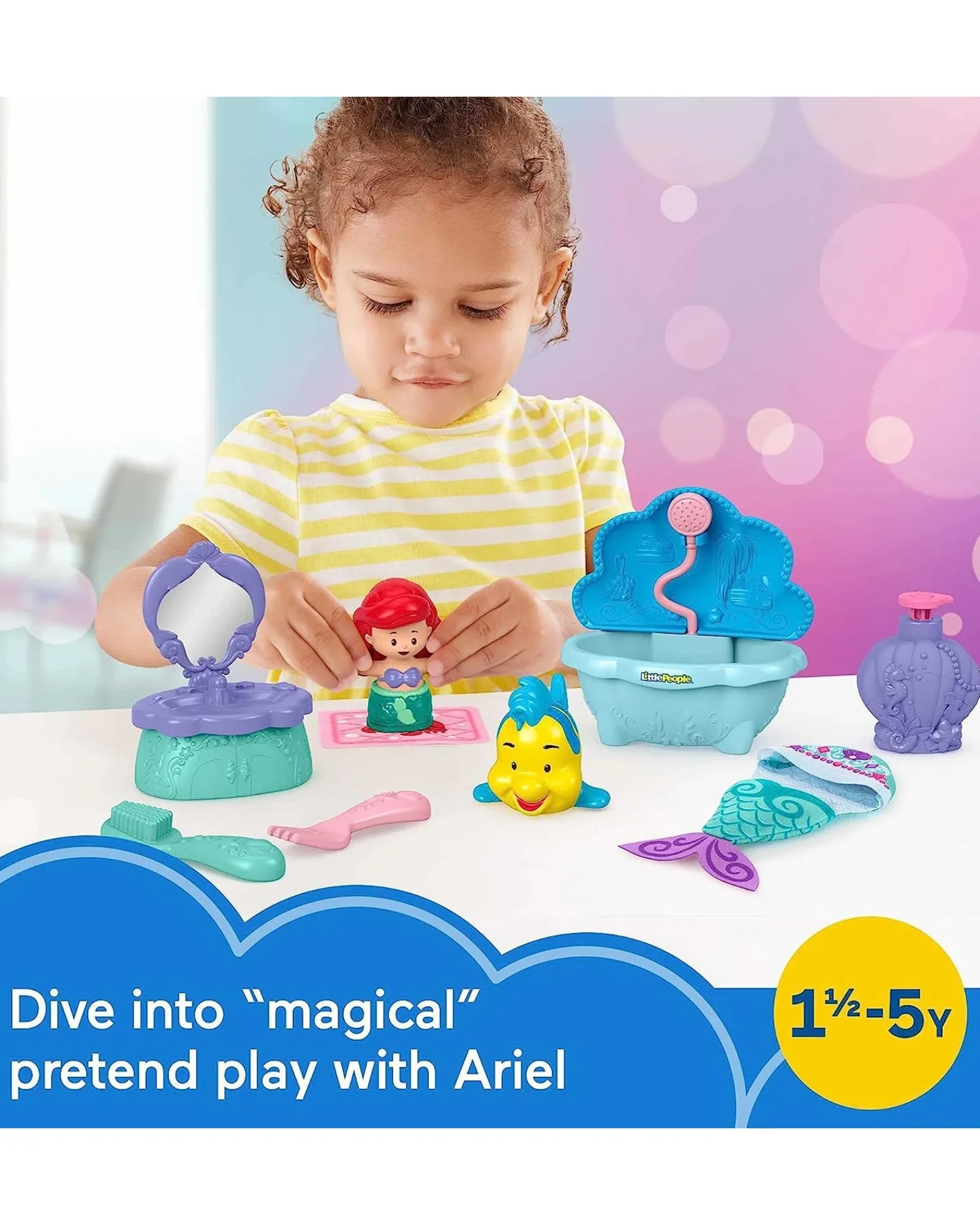 Fisher Price Disney Princess Bathtime With Ariel By Little People Store