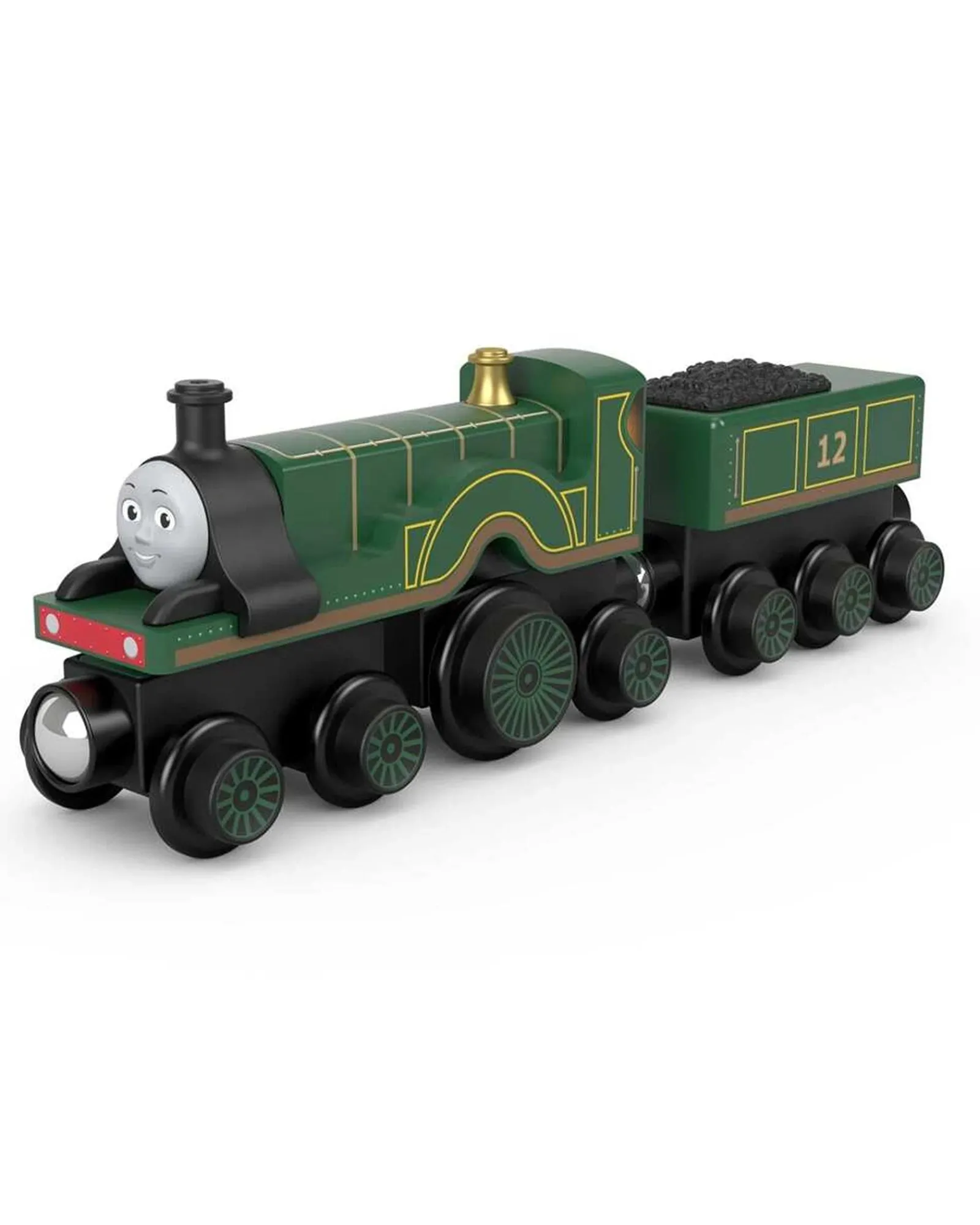 Thomas and Friends Fisher Price Wooden Railway Emily Engine And Coal Car Best
