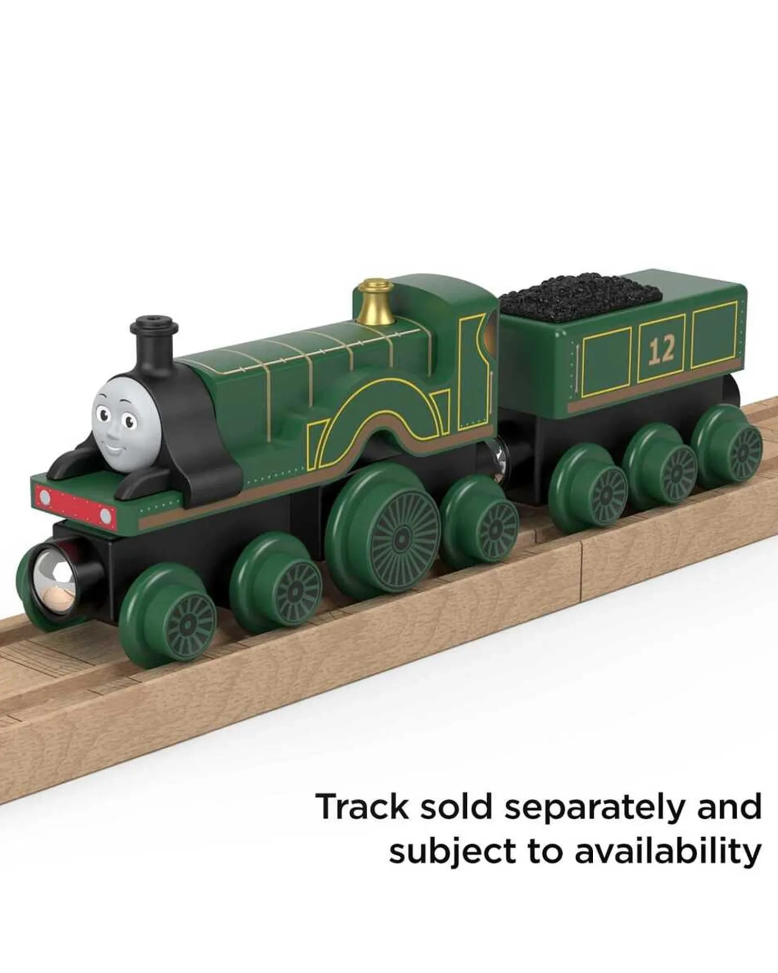 Thomas and Friends Fisher Price Wooden Railway Emily Engine And Coal Car Best