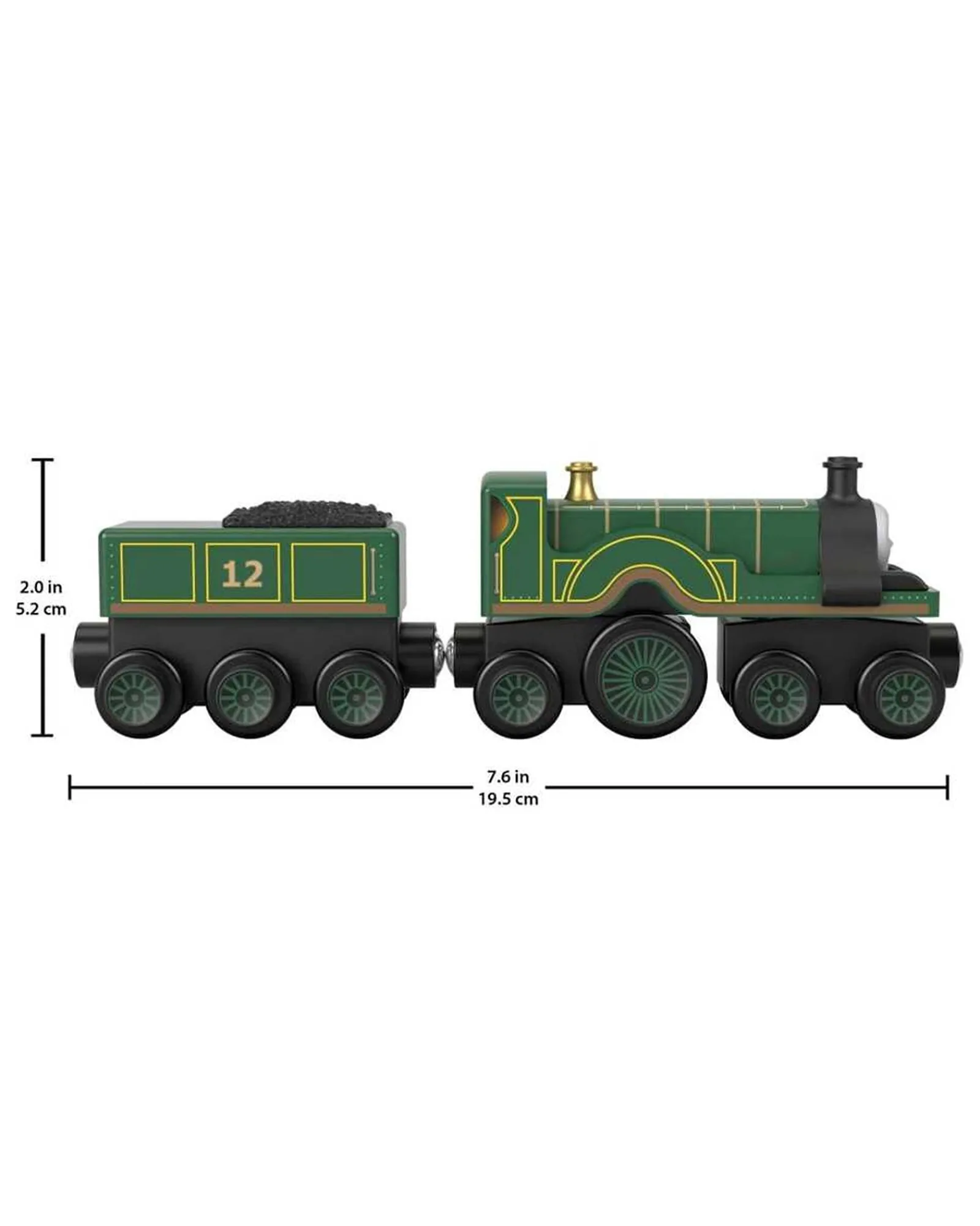 Thomas and Friends Fisher Price Wooden Railway Emily Engine And Coal Car Best