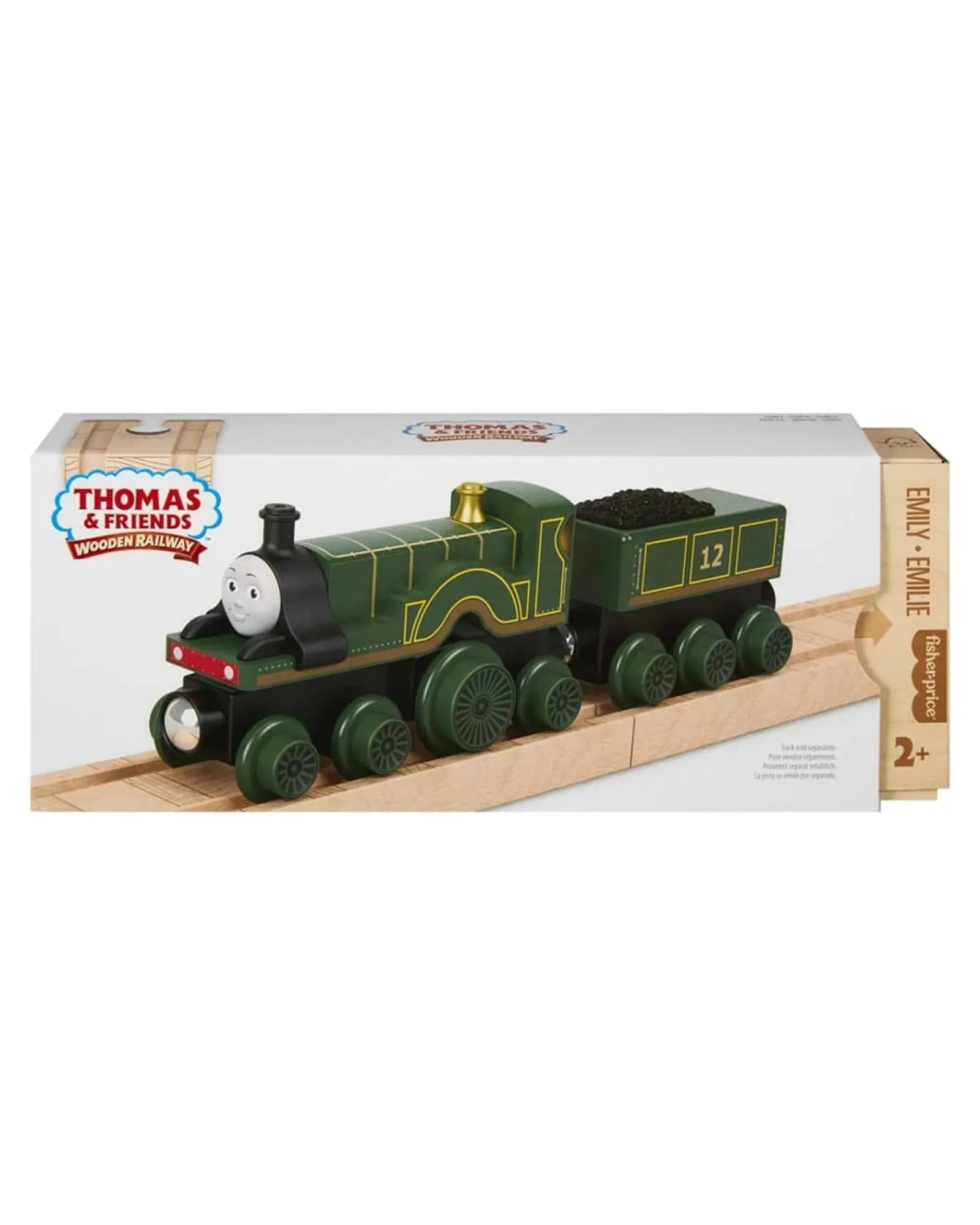 Thomas and Friends Fisher Price Wooden Railway Emily Engine And Coal Car Best