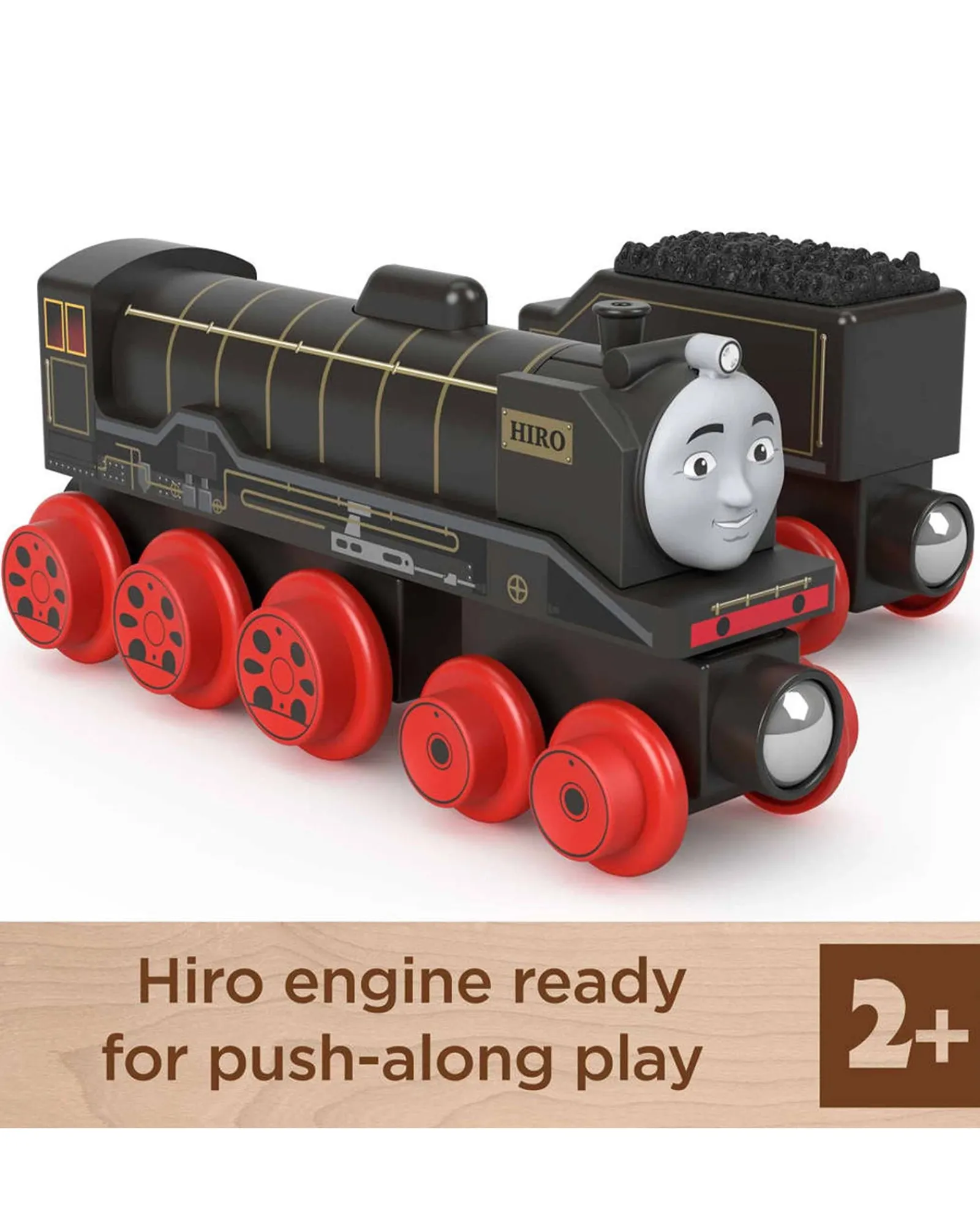 Thomas and Friends Fisher Price Wooden Railway Hiro Engine And Coal Car Best