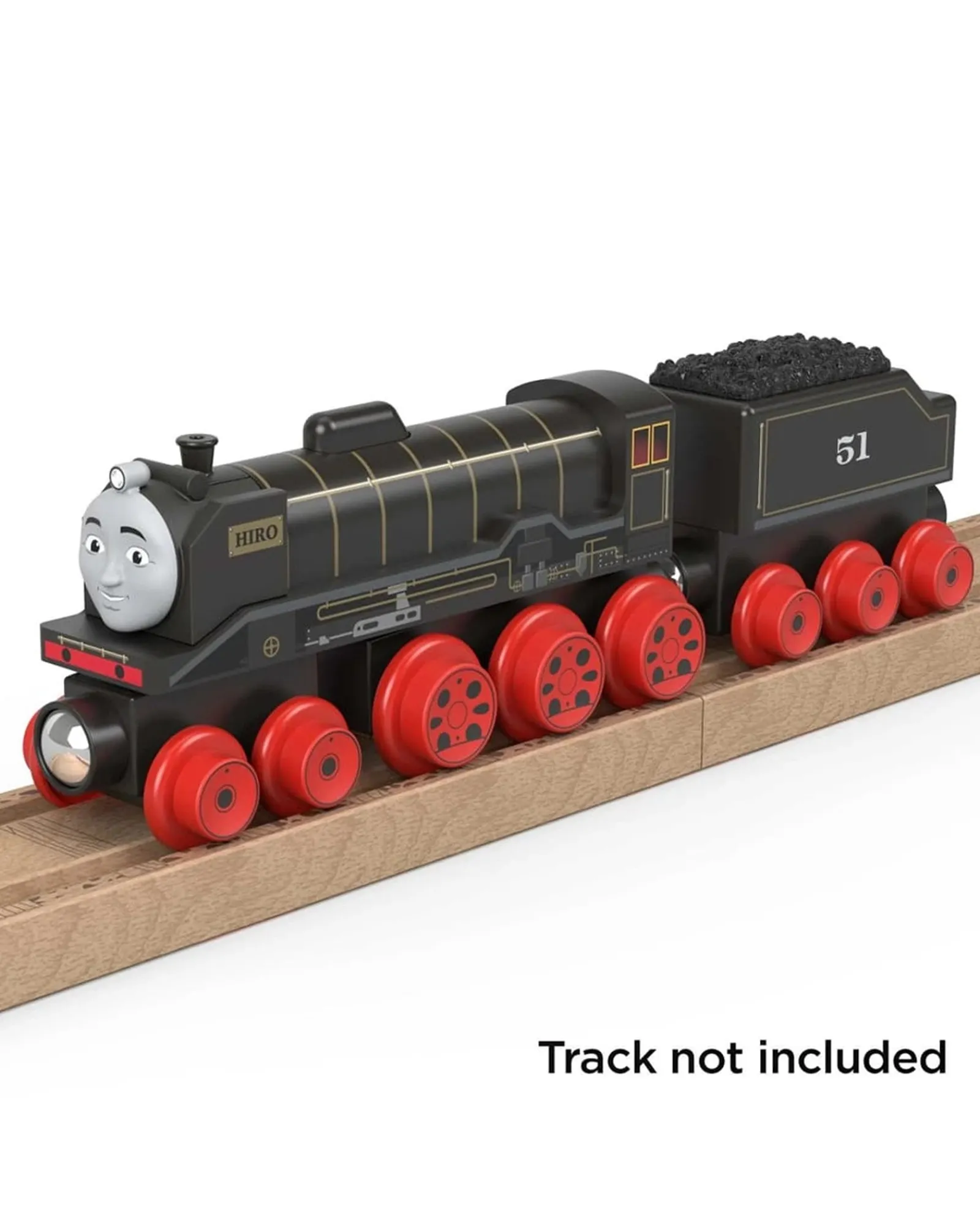 Thomas and Friends Fisher Price Wooden Railway Hiro Engine And Coal Car Best
