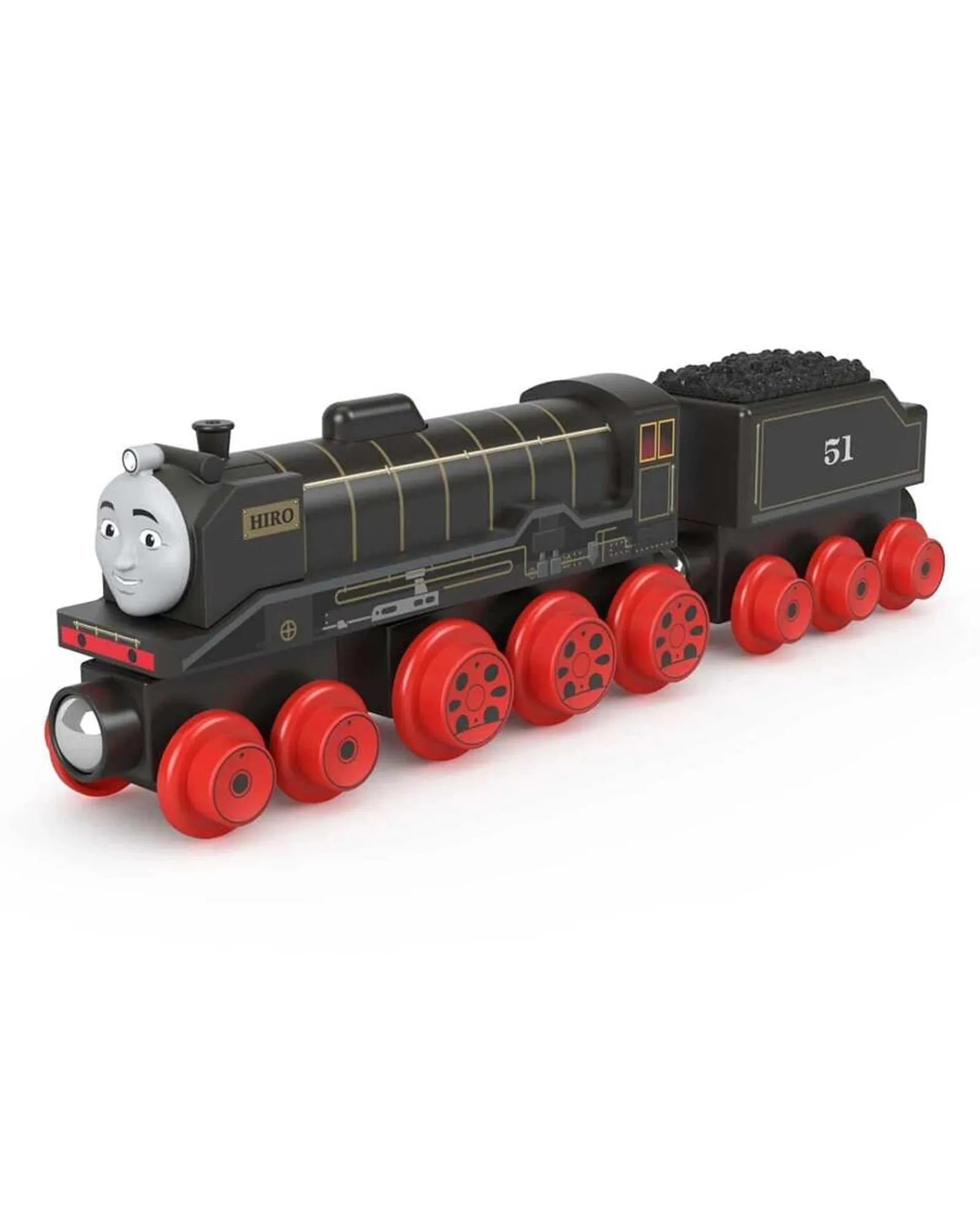 Thomas and Friends Fisher Price Wooden Railway Hiro Engine And Coal Car Best