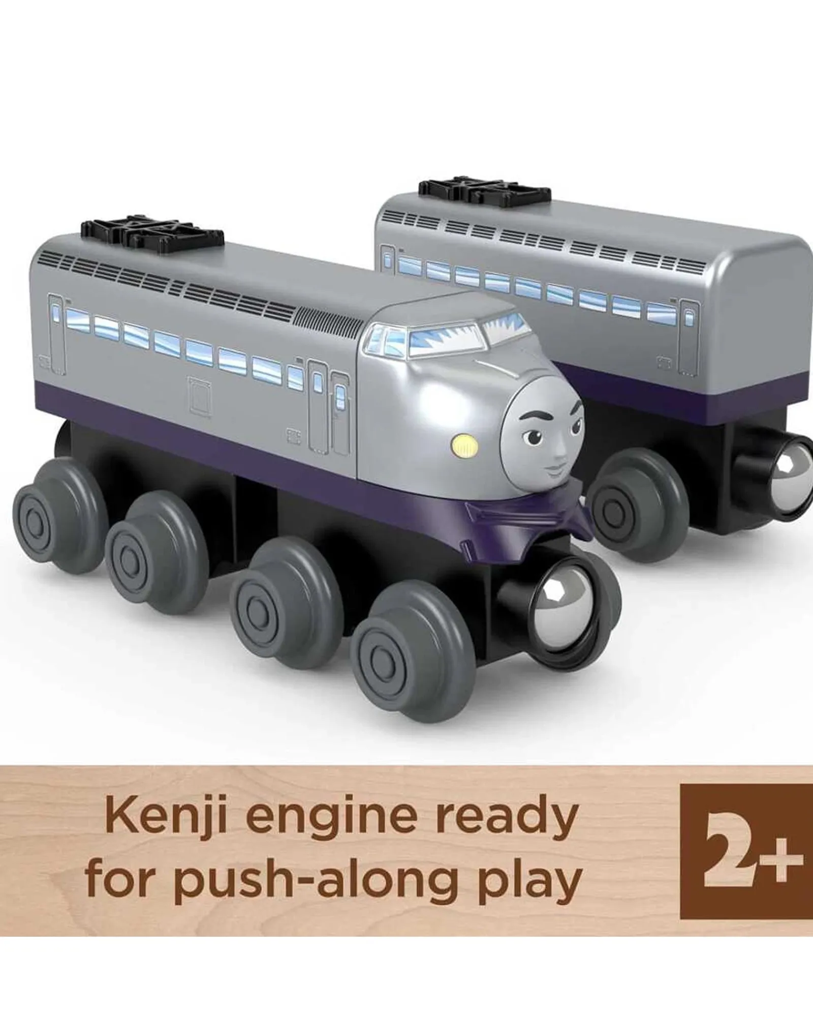 Thomas and Friends Fisher Price Wooden Railway Kenji Engine And Car Best Sale