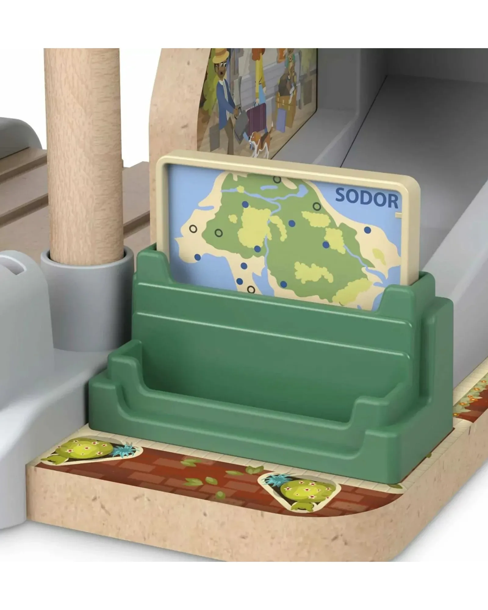 Thomas and Friends Fisher Price Wooden Railway Knapford Station Passenger Pickup Playset Store