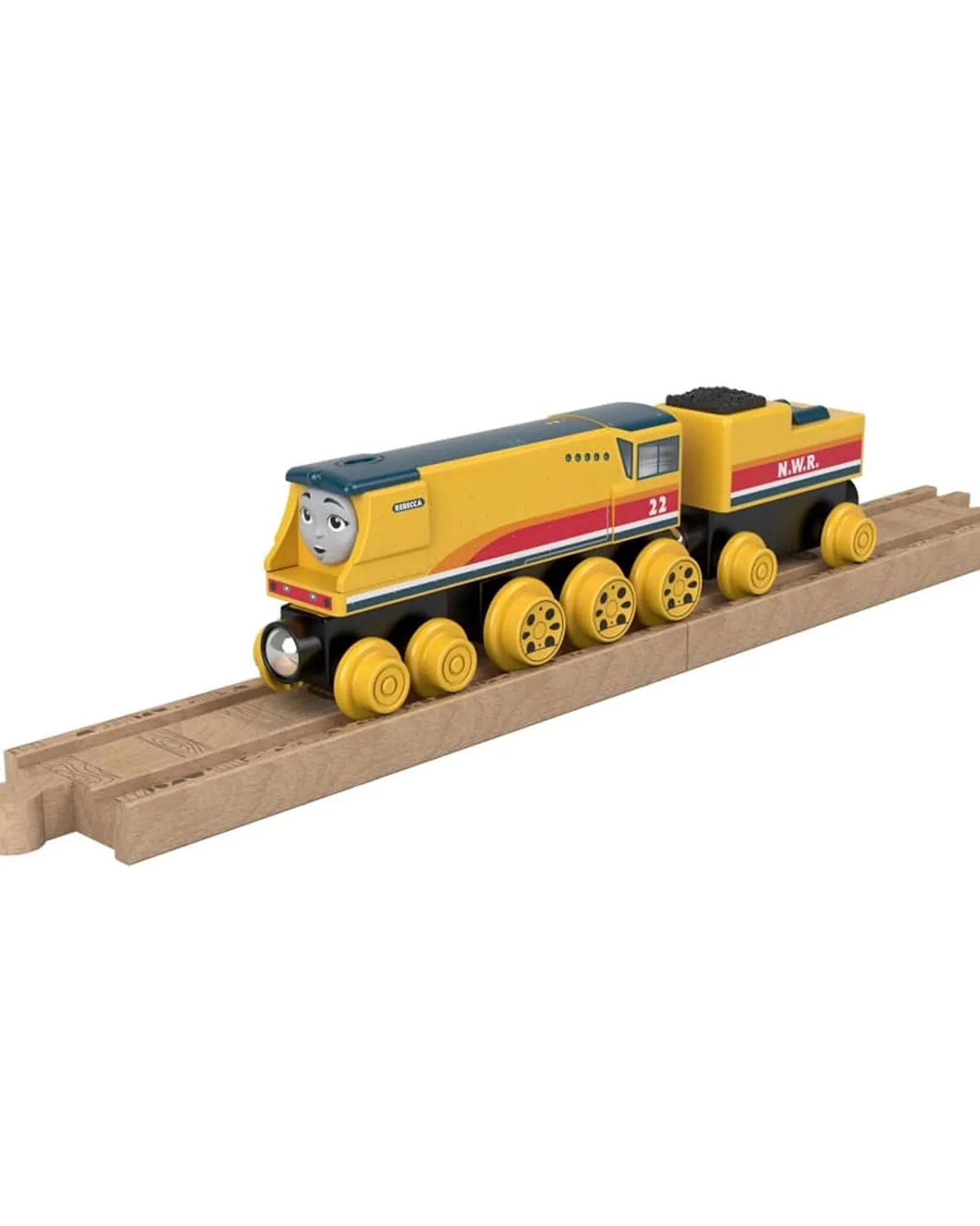 Thomas and Friends Fisher Price Wooden Railway Rebecca Engine And Coal Car Shop