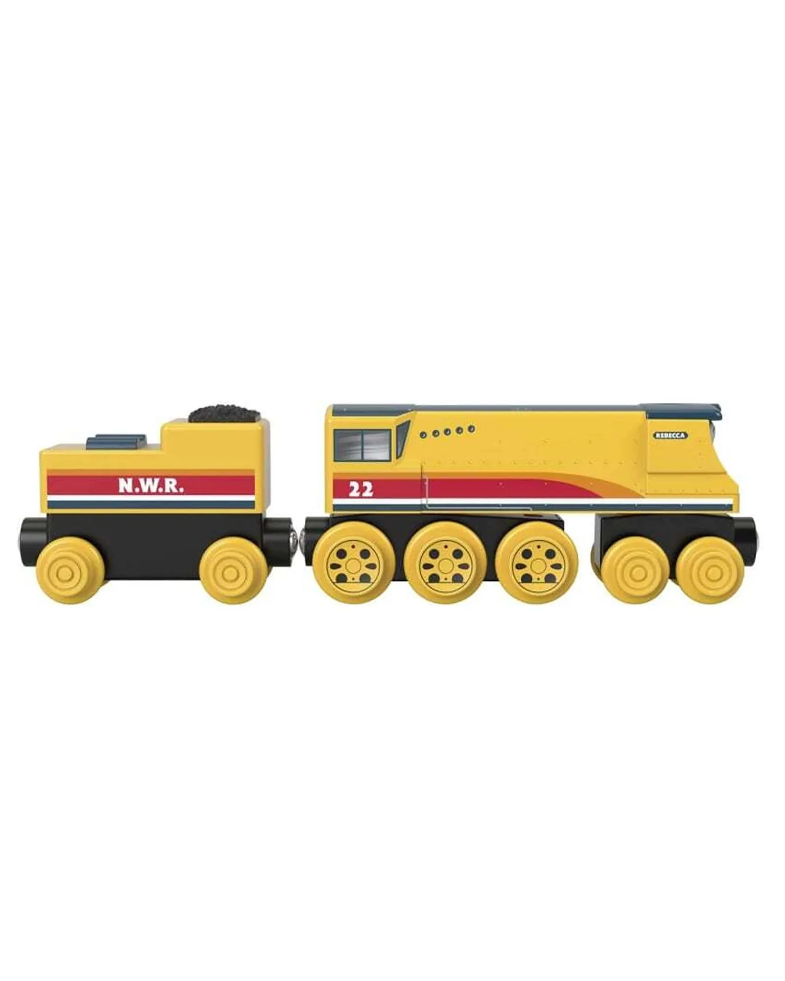 Thomas and Friends Fisher Price Wooden Railway Rebecca Engine And Coal Car Shop