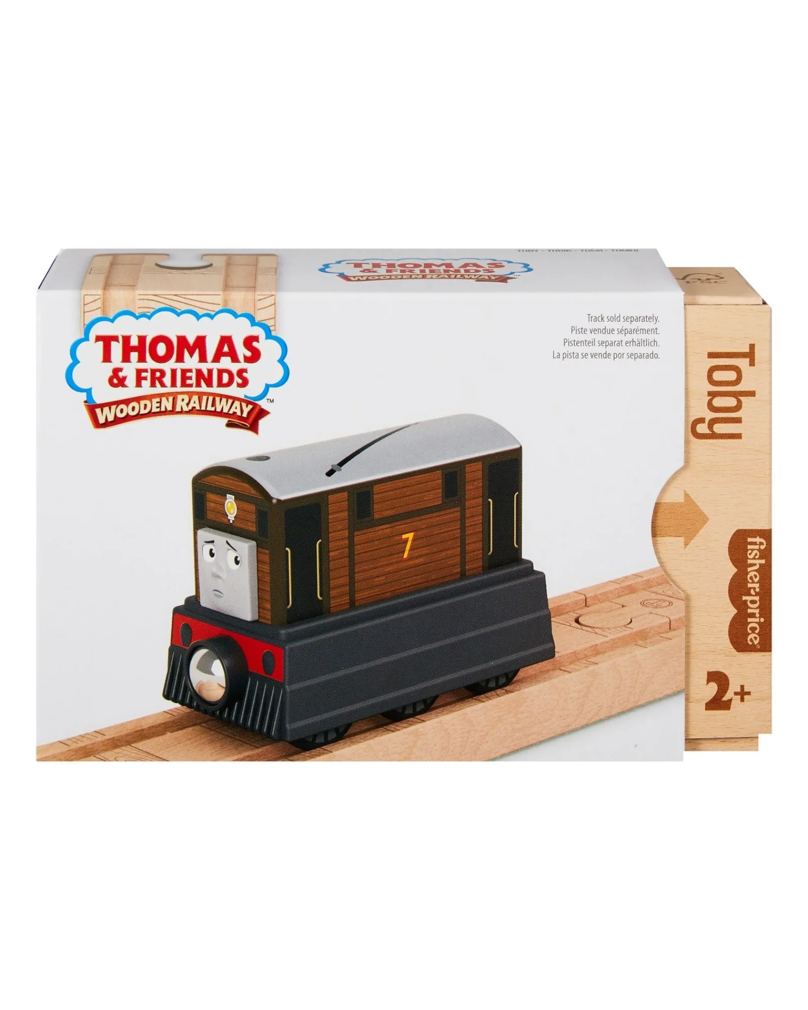 Thomas and Friends Fisher Price Wooden Railway Toby Engine Flash Sale