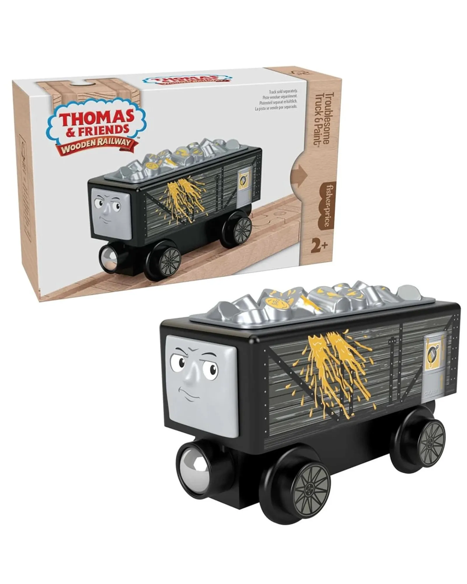 Thomas and Friends Fisher Price Wooden Railway Troublesome Truck And Paint Sale
