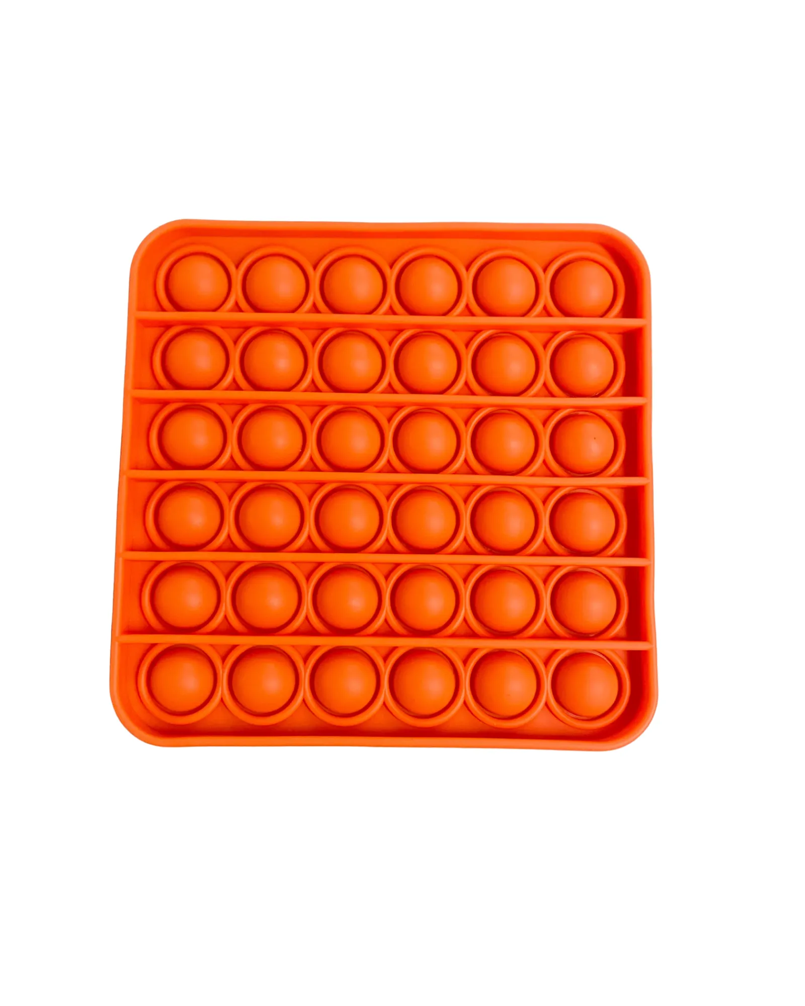 Fizz Fun Fidget Popper Square Orange Flash Sale