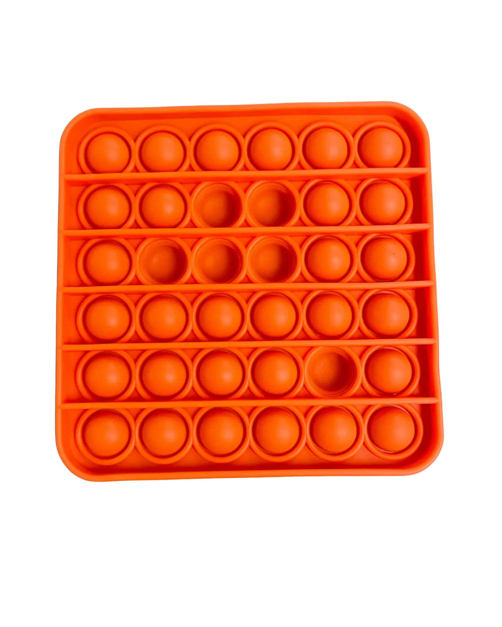 Fizz Fun Fidget Popper Square Orange Store