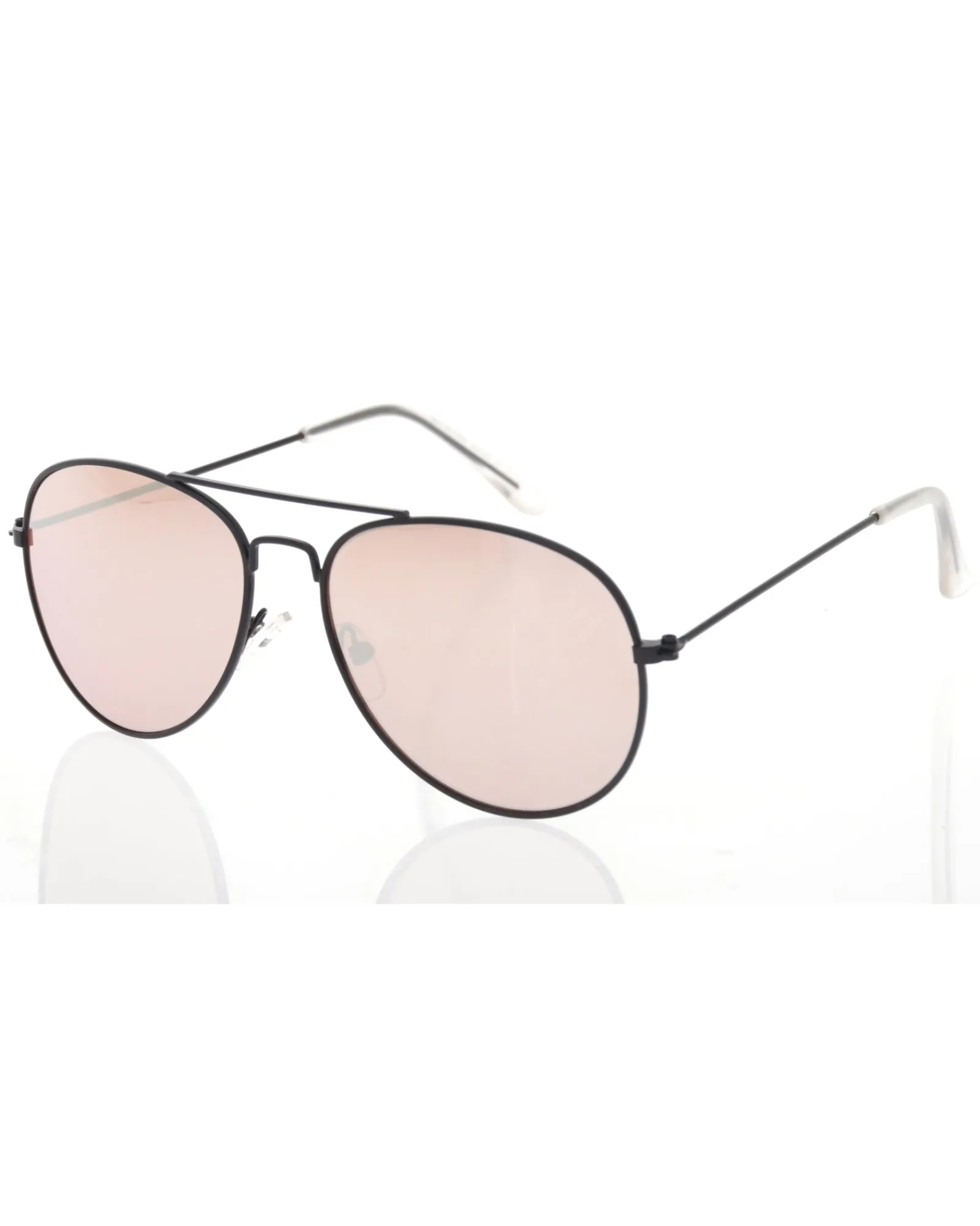 Freckles Black Aviator With Rose Mirrored Lens G Discount