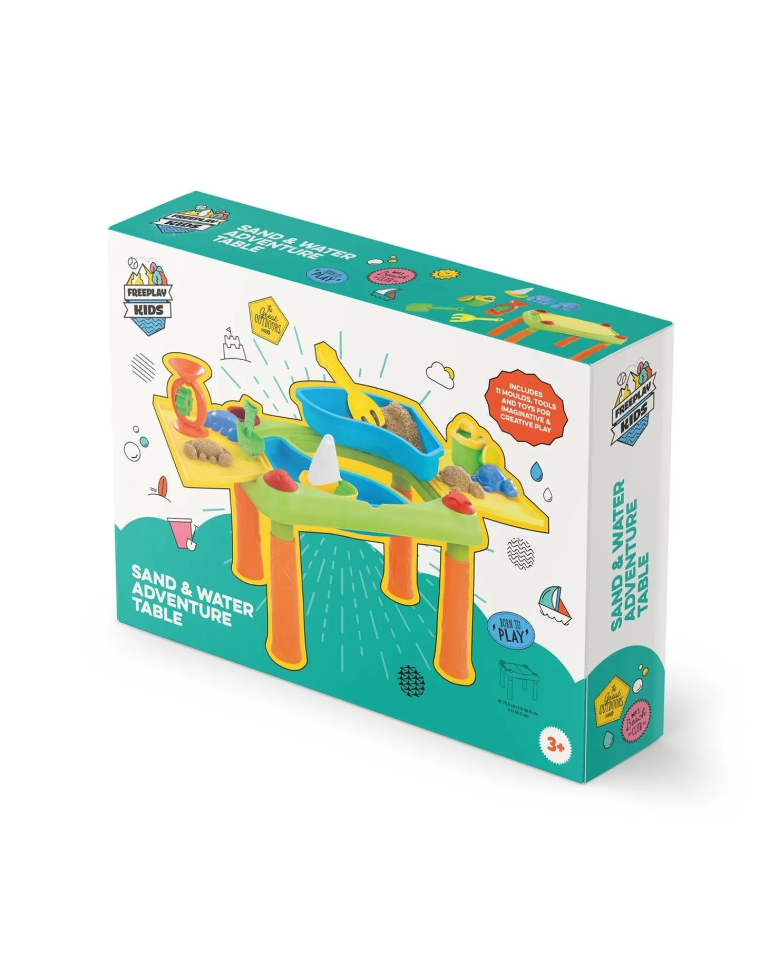 Freeplay Kids Sand Water Adventure Table New