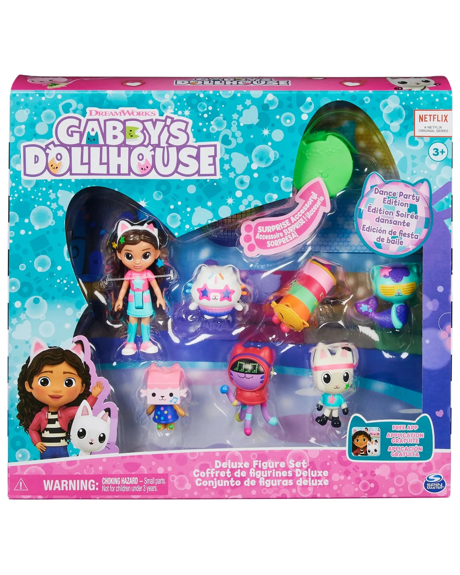 Gabbys Dollhouse Deluxe Figure Set Dance Party Theme Shop