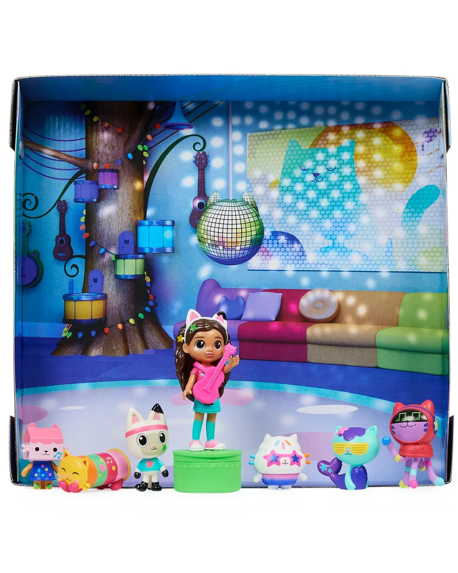 Gabbys Dollhouse Deluxe Figure Set Dance Party Theme Shop