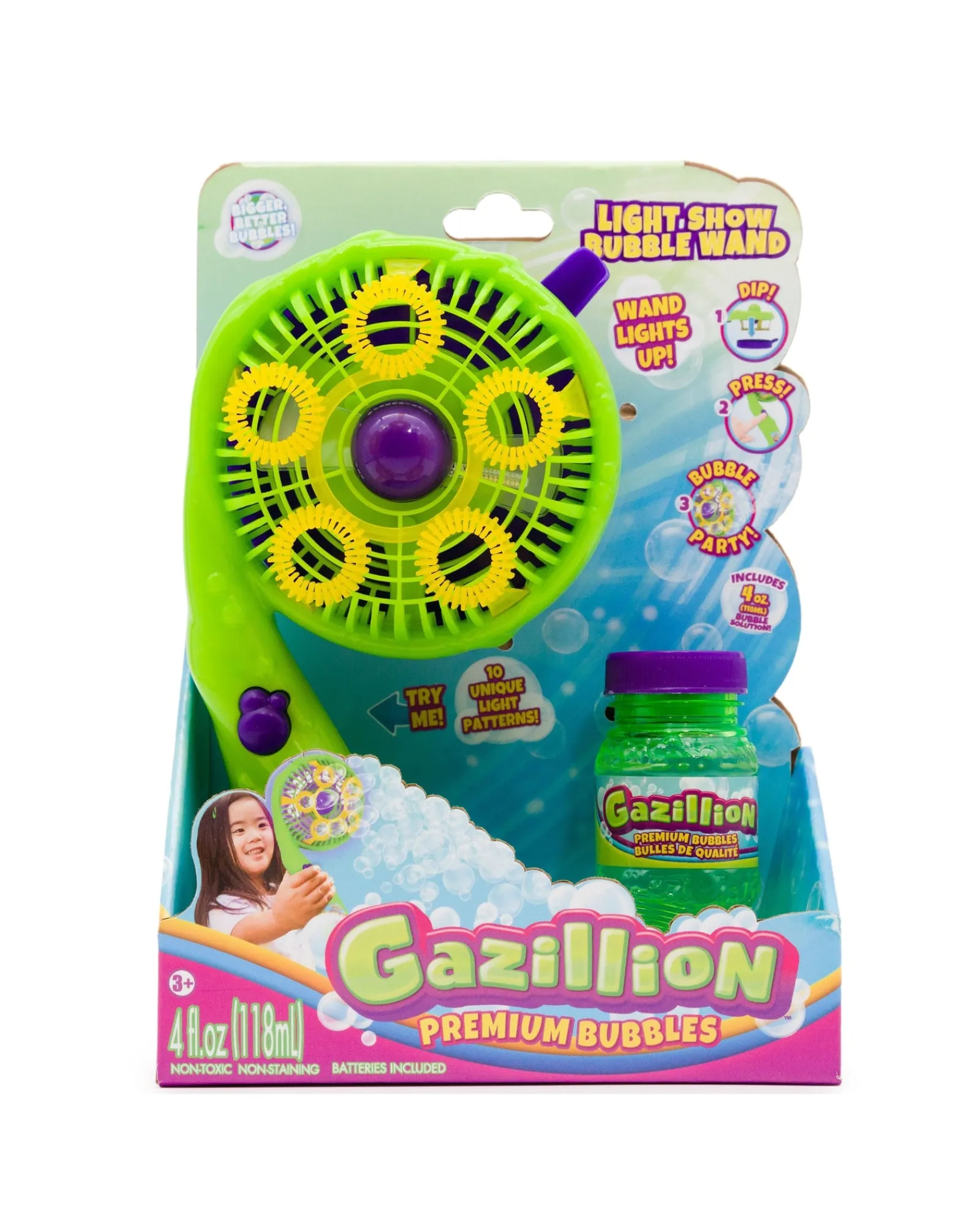 Gazillion Bubbles Gazillion Light Show Bubble Wand Outlet