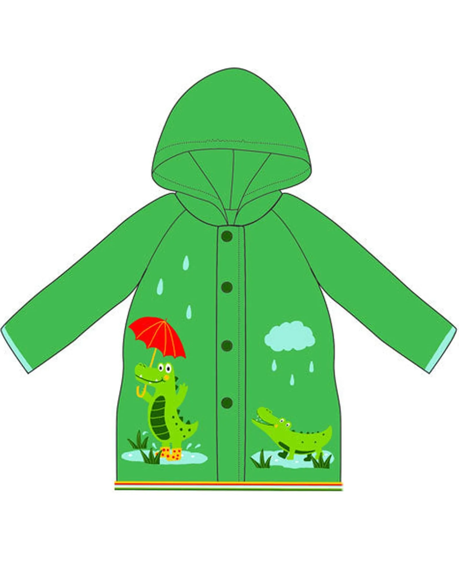 Gift Junction Crocodile Raincoat Size 6-8 Outlet