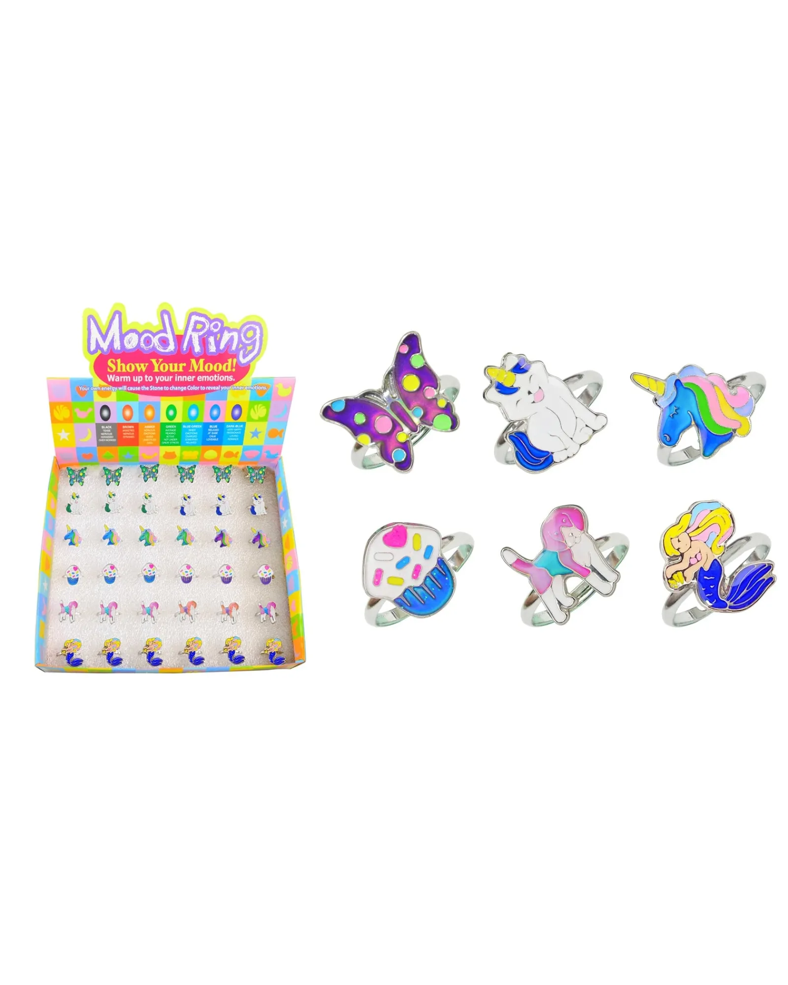 Gift Junction Mood Rings Asst Fashion