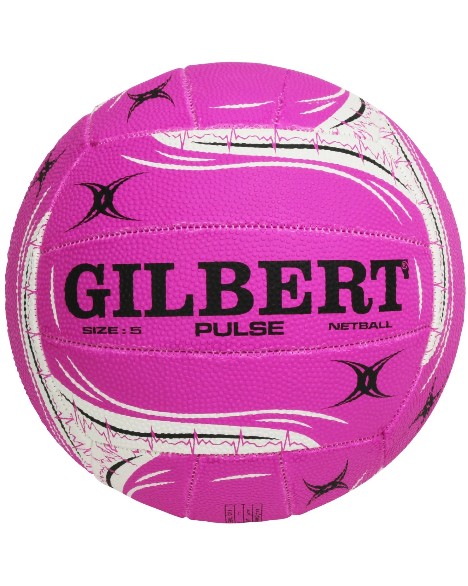 GILBERT Netball Pulse Netball 2022 Pink Sz5 Outlet