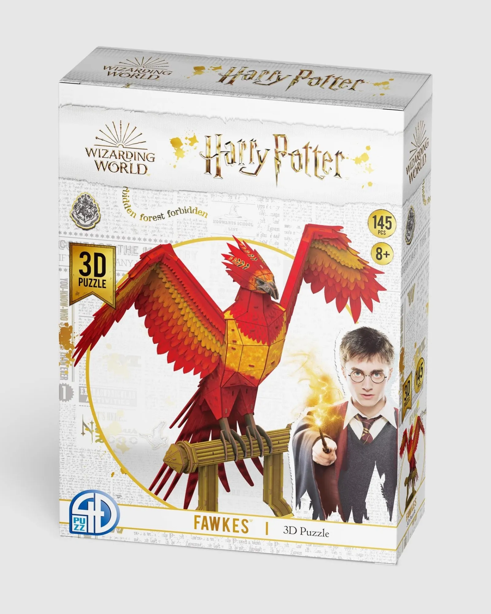 University Games Harry Potter Fawkes 145Pc 3D Paper Model Kit Fashion