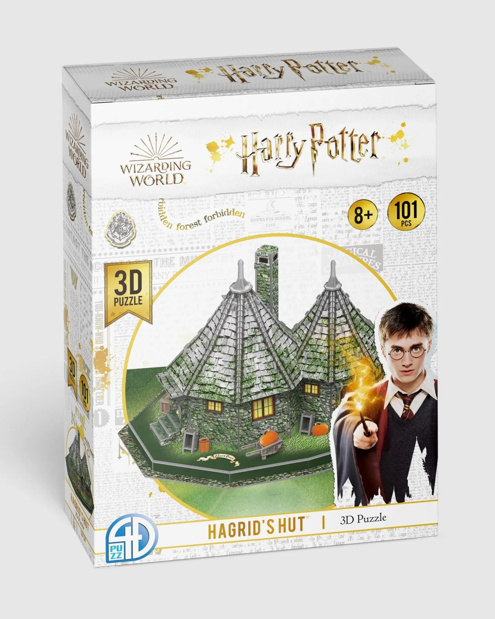 University Games Harry Potter Hagrids Hut 101Pc 3D Paper Model Kit Cheap