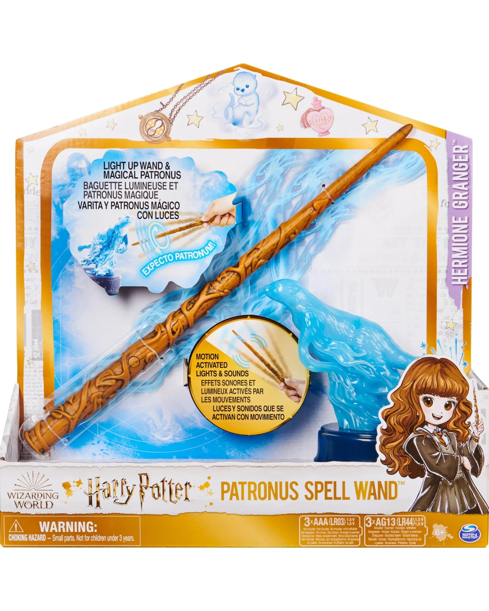 Wizarding World Harry Potter Patronus Feature Wand Hermione Solid Online